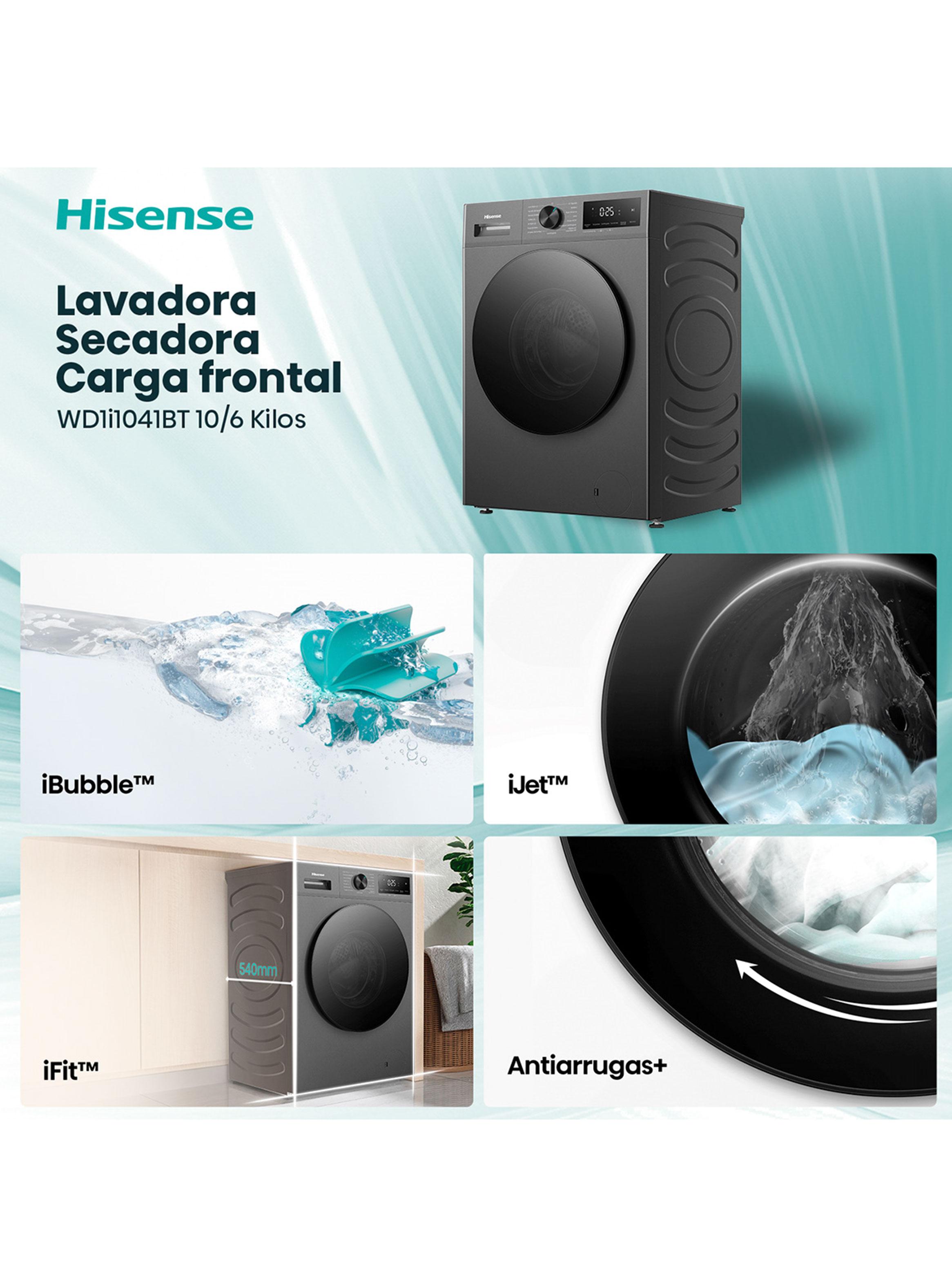 Lavadora-Secadora Carga Frontal 10/6 Kg WD1i1041BT-4