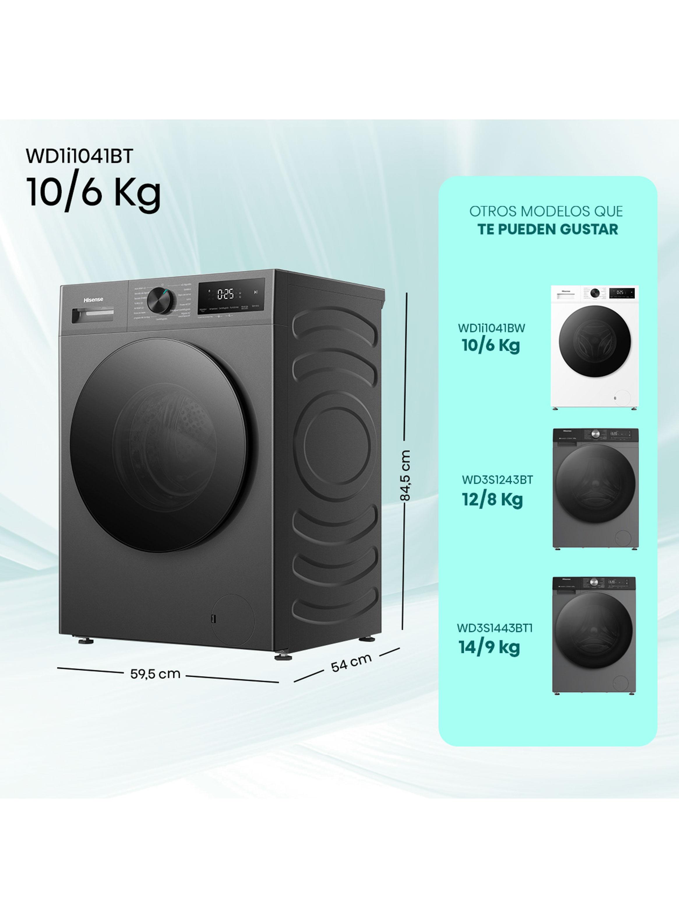 Lavadora-Secadora Carga Frontal 10/6 Kg WD1i1041BT-1