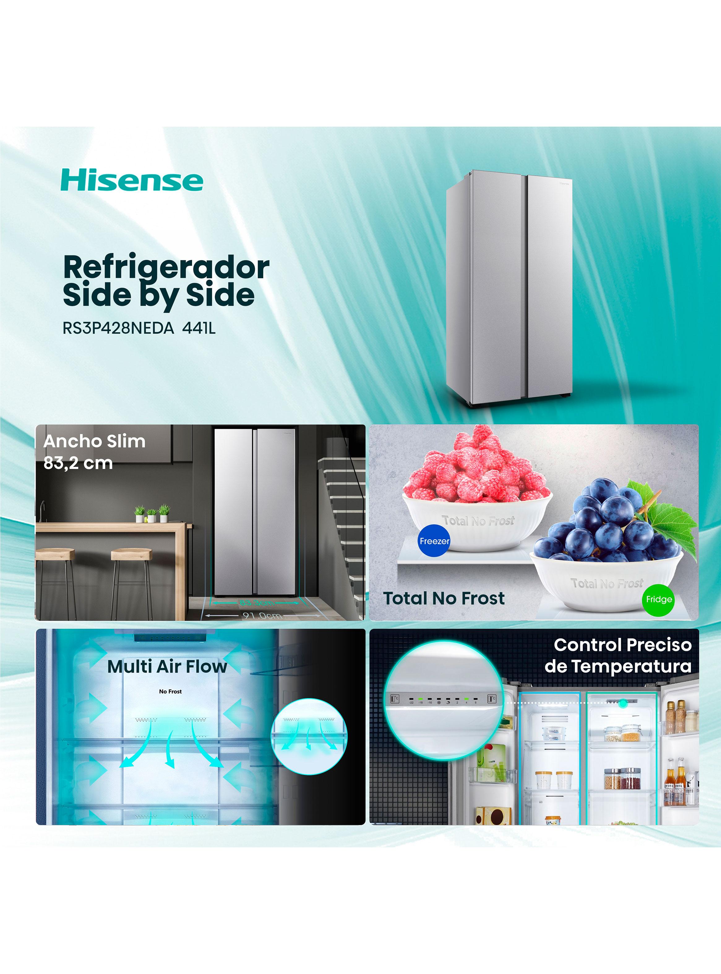 Refrigerador Side By Side No Frost 441 Litros RS3P428NEDA-3