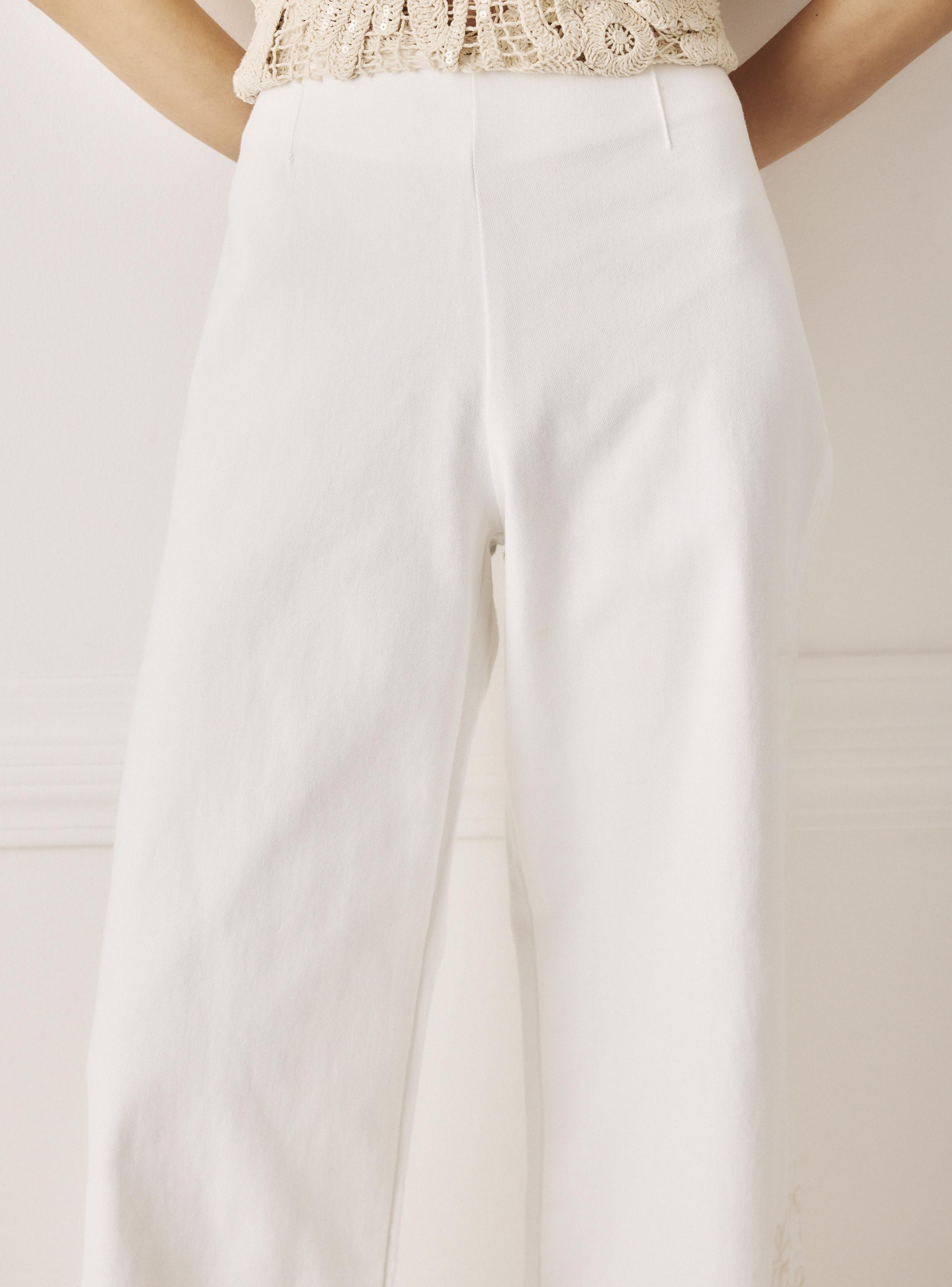 Jeans Wide Leg con Bordado-2