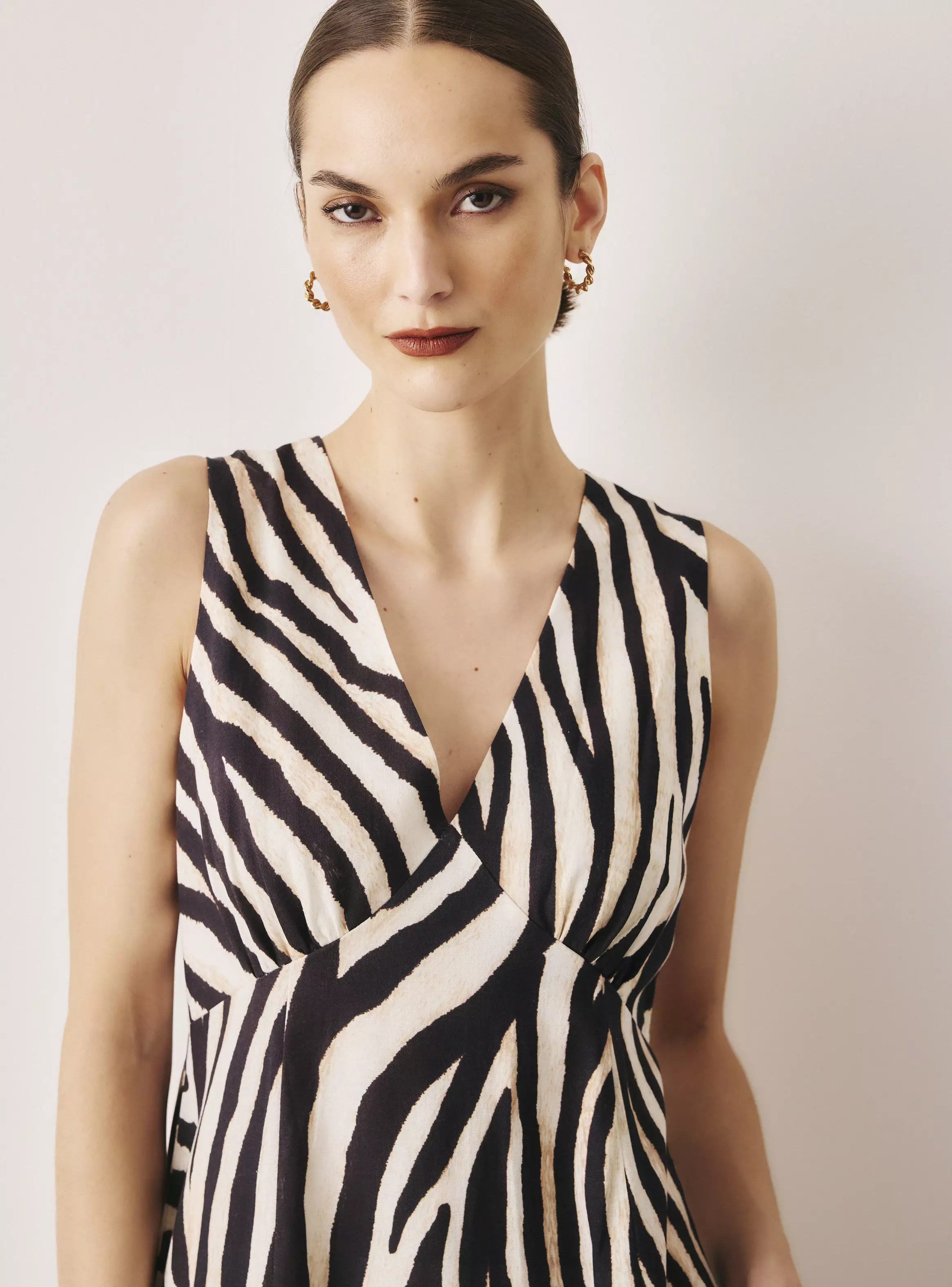 Vestido Lino Estampado-2