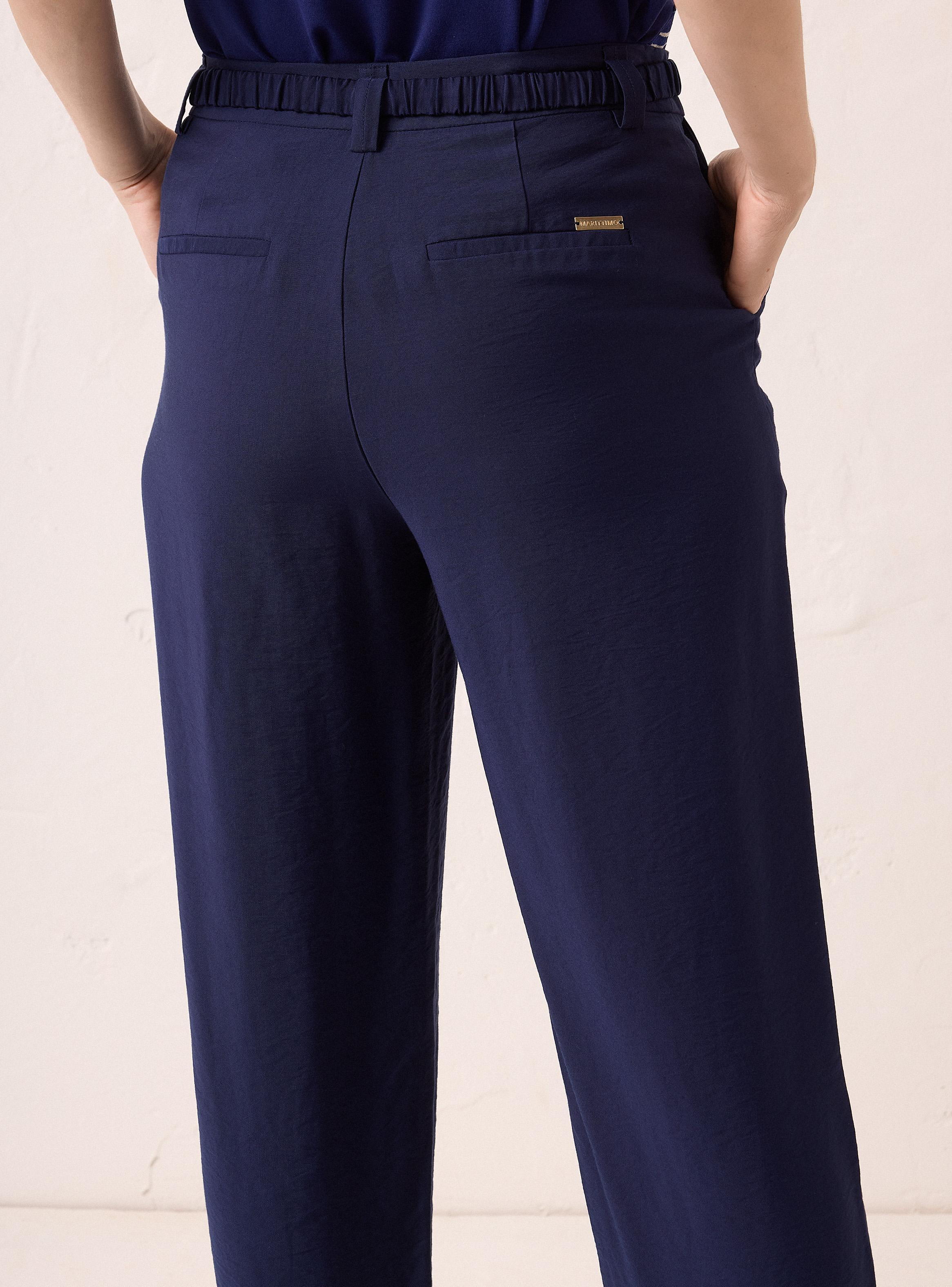 Pantalón con Cinturón y Ajuste en Tobillo-3