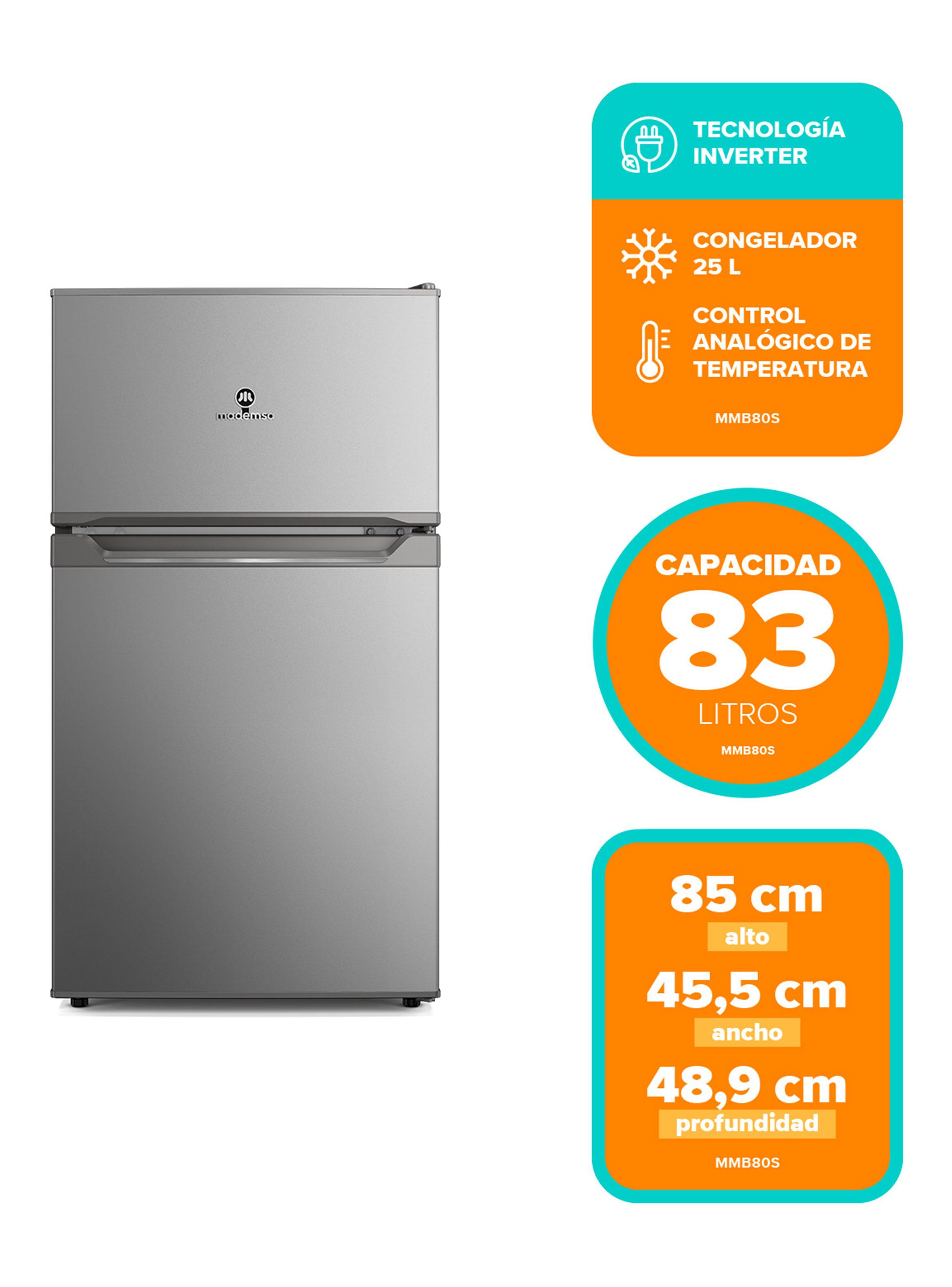 Mini Refrigerador Top Mount Frío Directo 83 Litros MMB80S-1