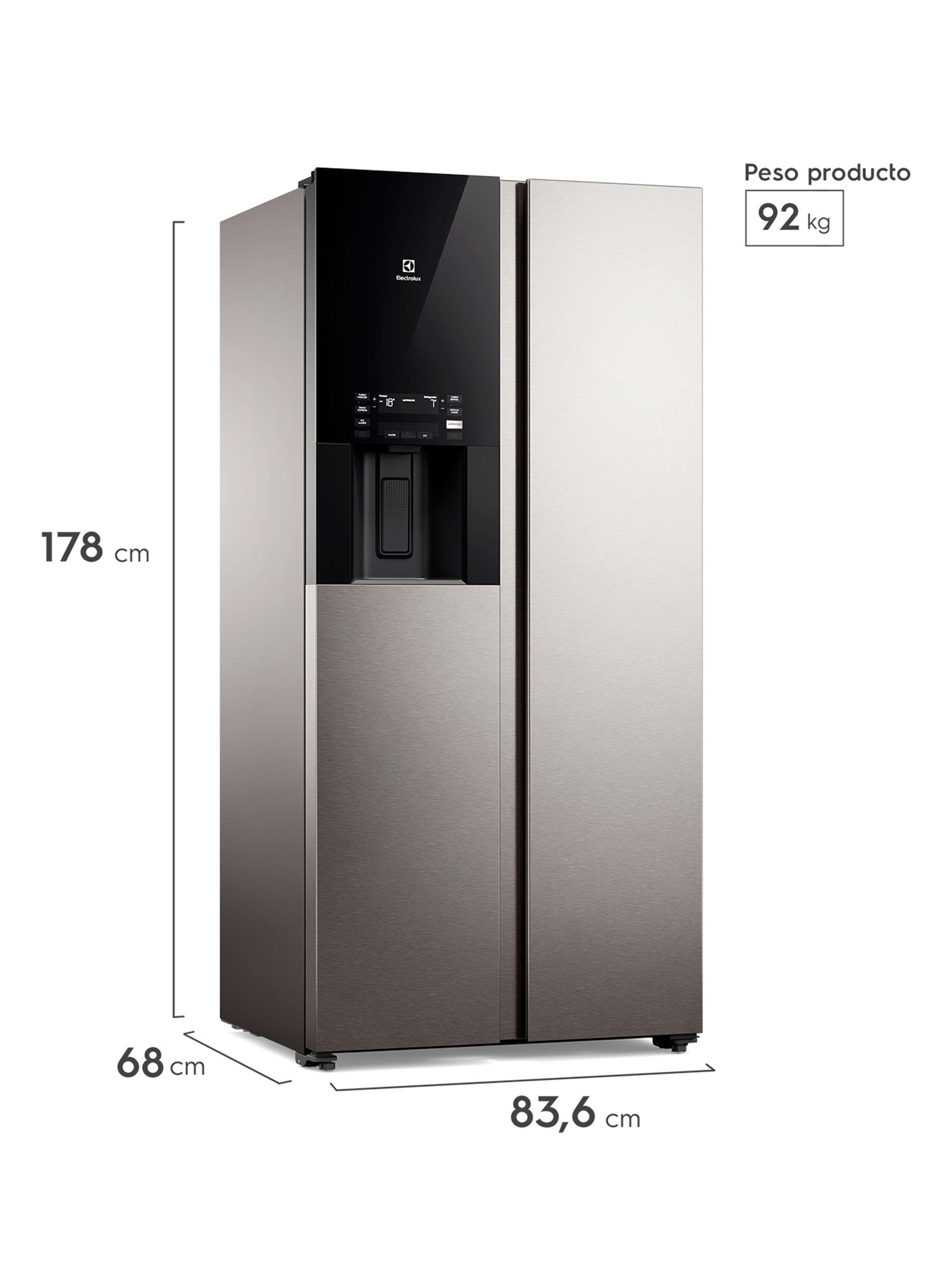 Refrigerador Side by Side No Frost 481 Litros ES4WS Inox-2