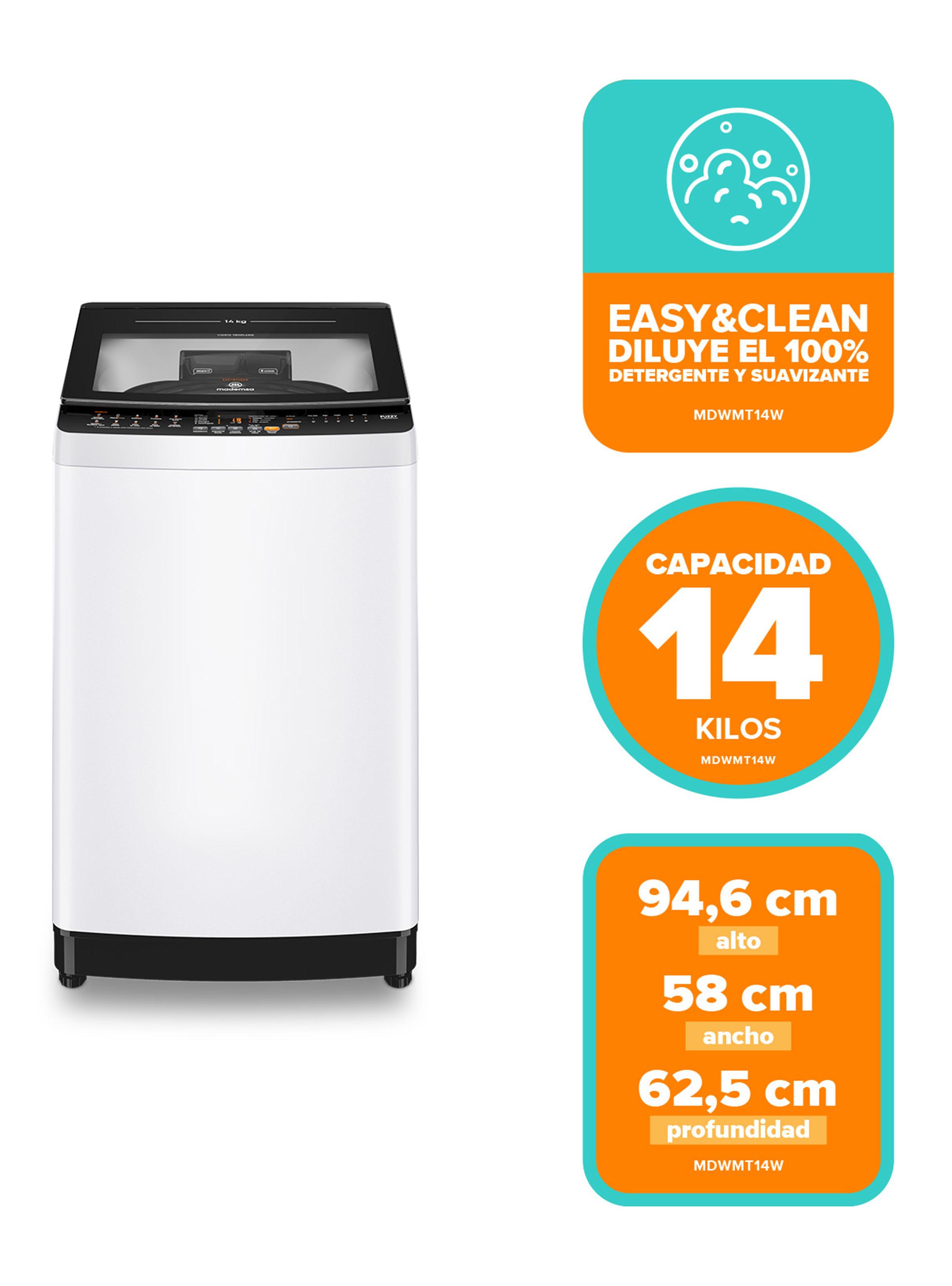 Lavadora Carga Superior 14 kg MDWMT14W-1