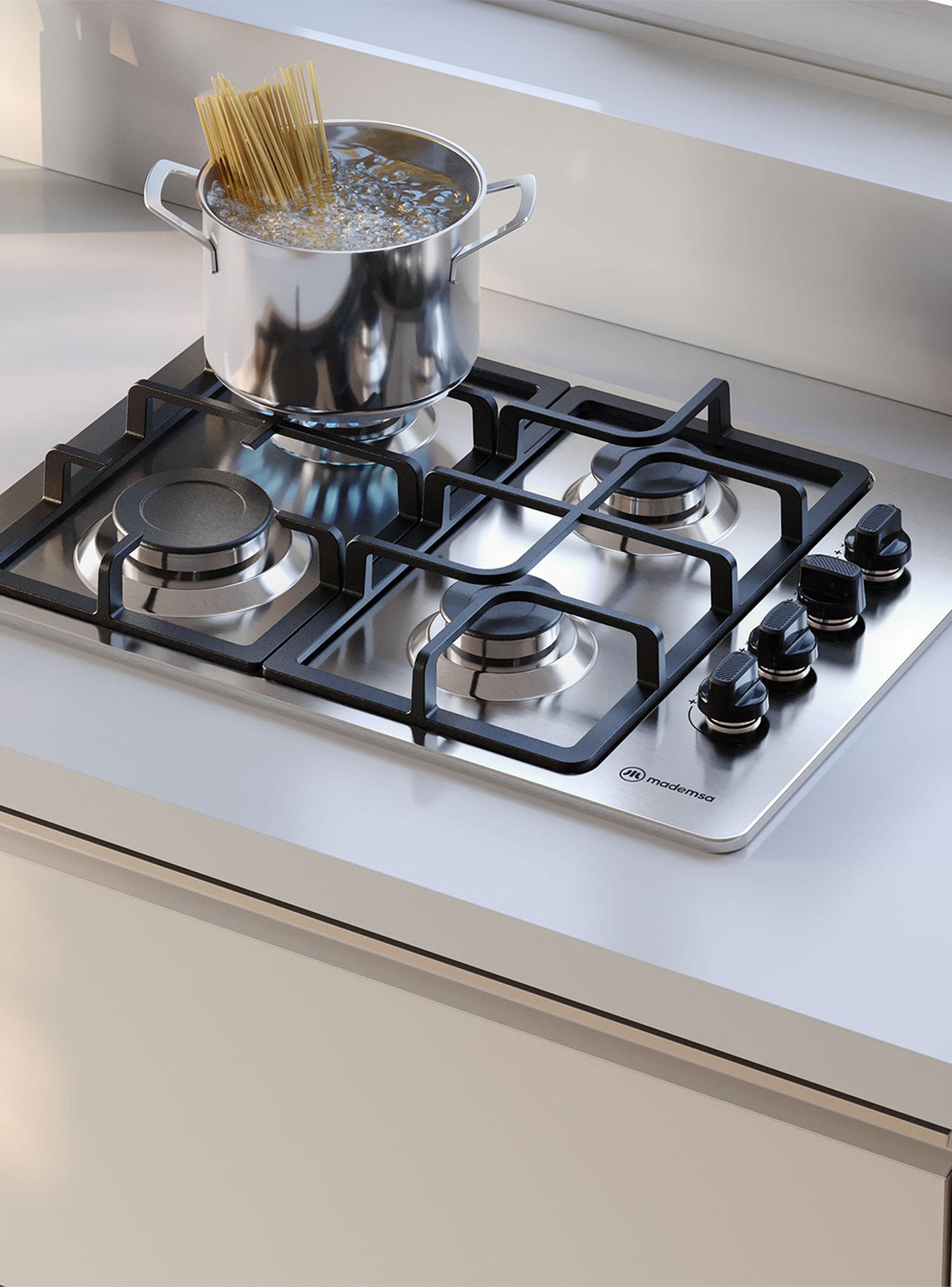 Encimera a Gas 4 Quemadores KM4TX Cast Iron-3