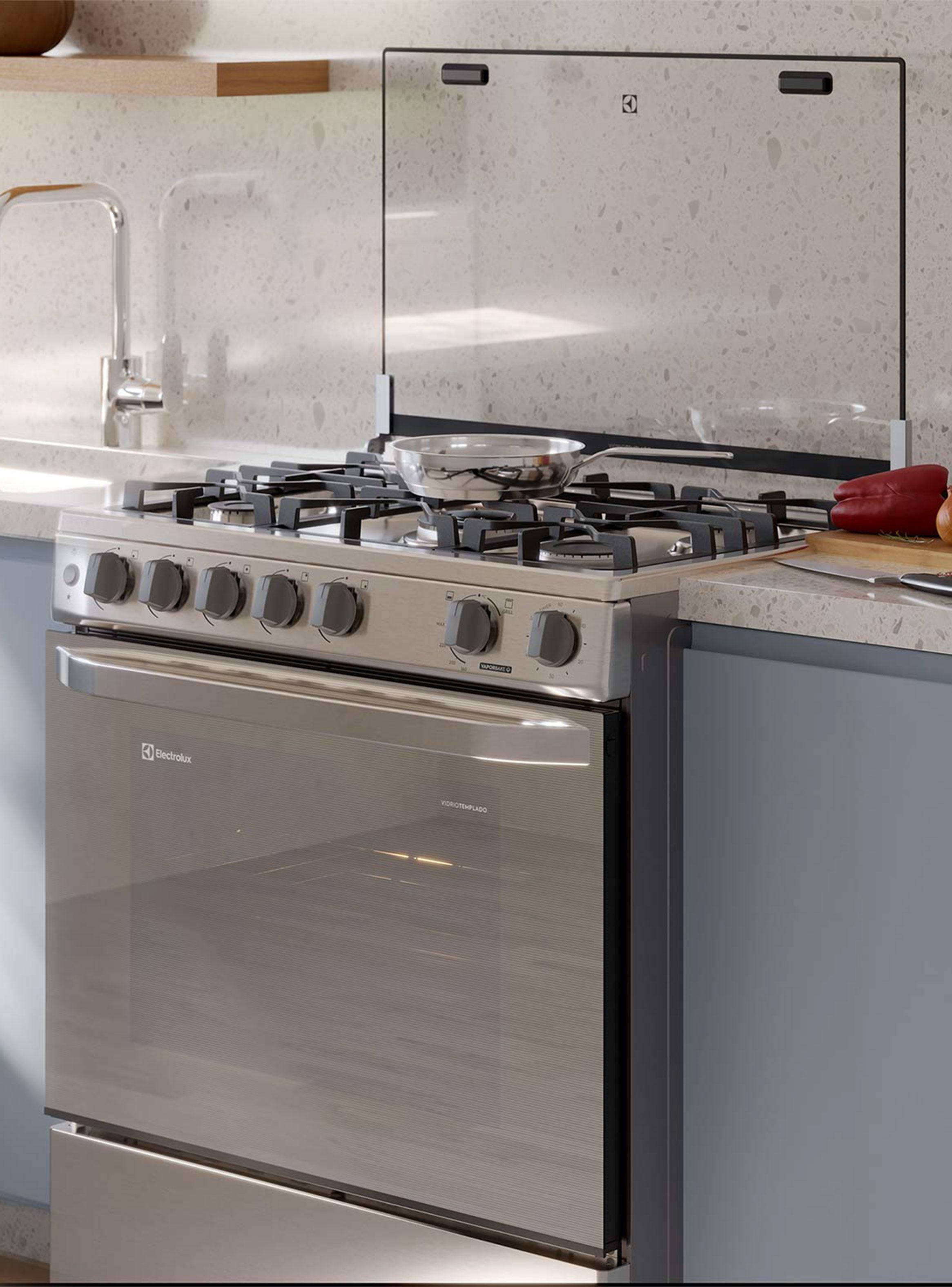 Cocina a Gas 5 Quemadores FE5SXC Inox-4