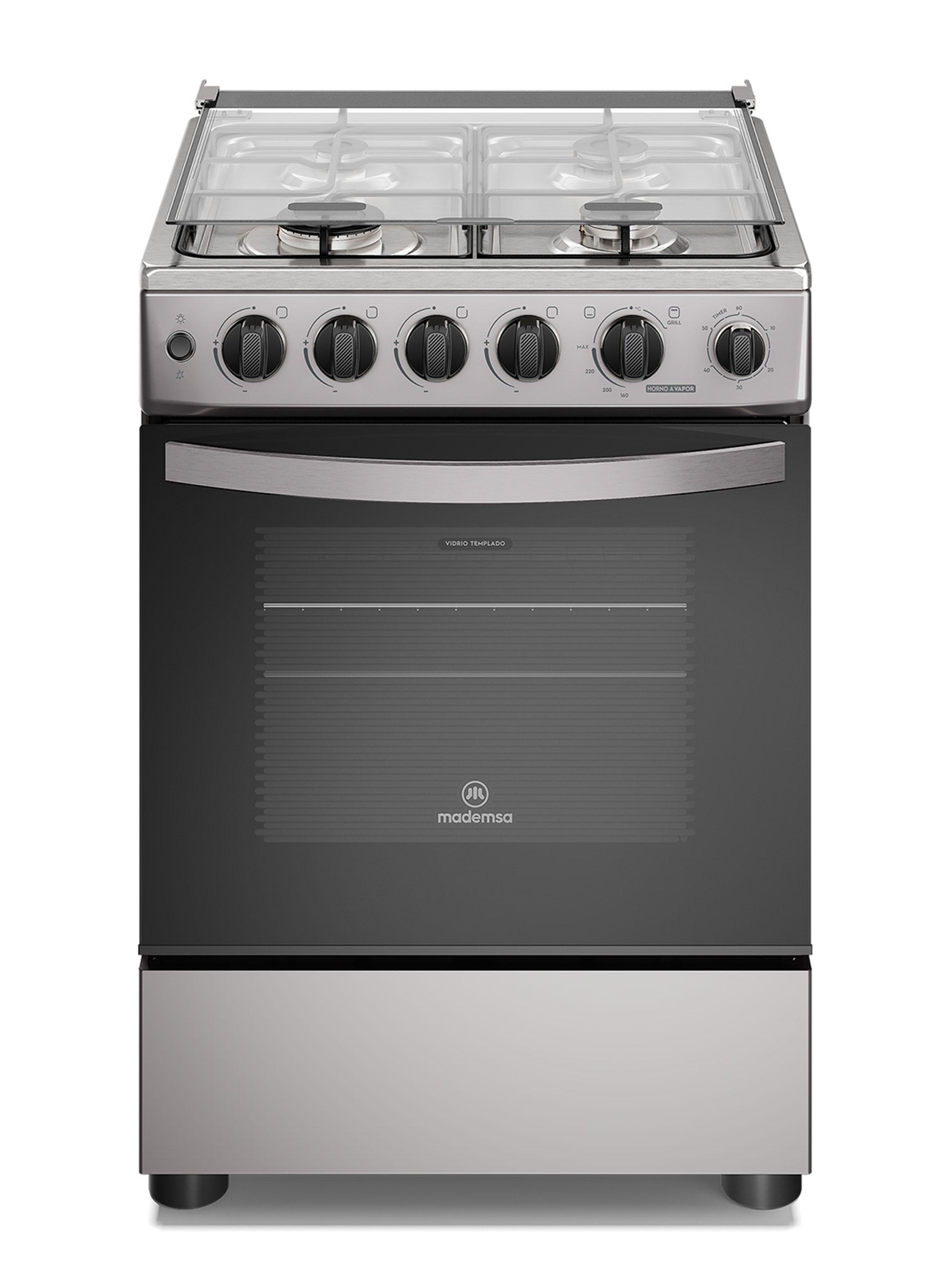 Cocina a Gas 4 Quemadores FM4TSC Gris-0