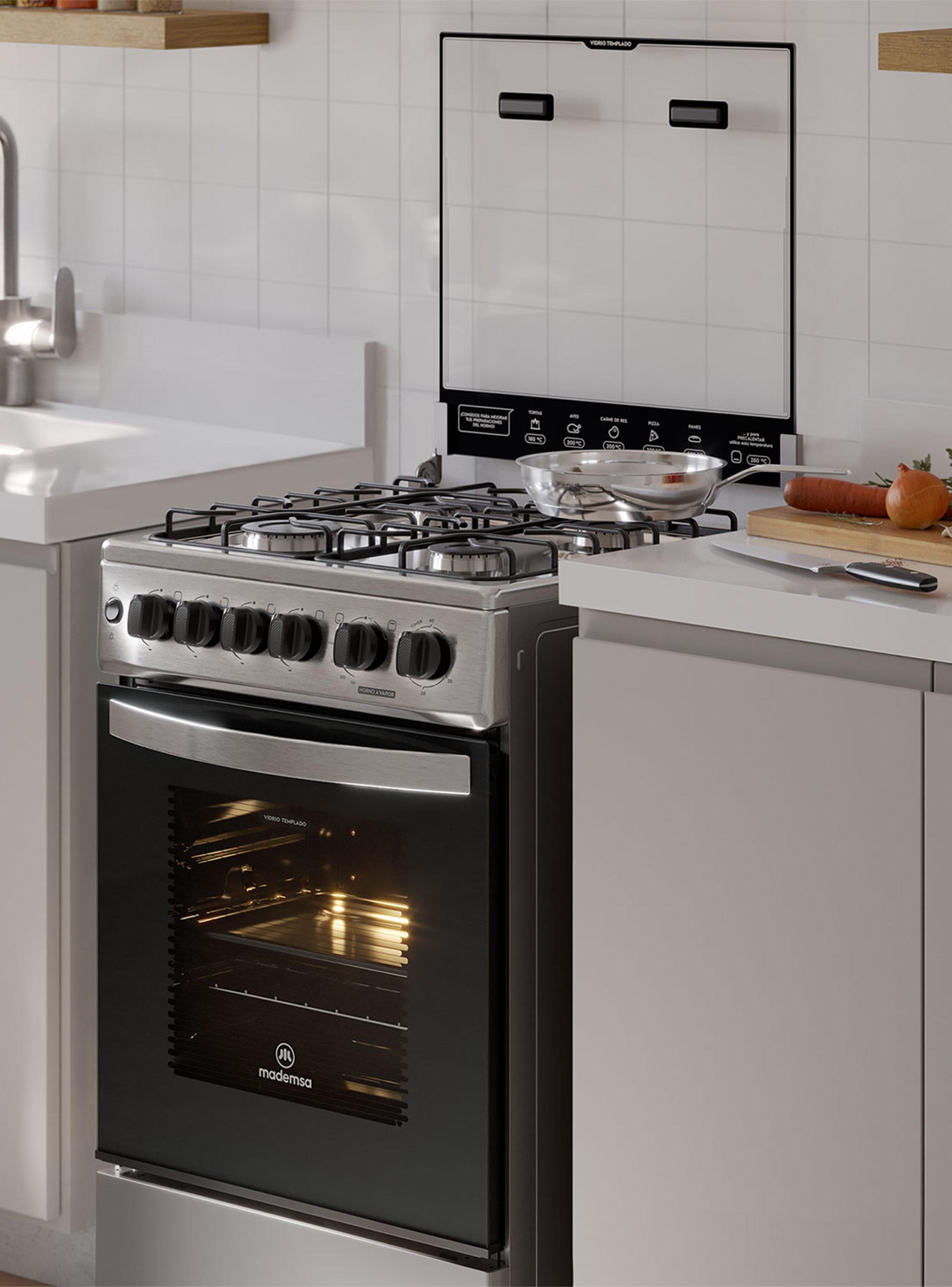 Cocina a Gas 4 Quemadores 62 Litros FM4FSC-4