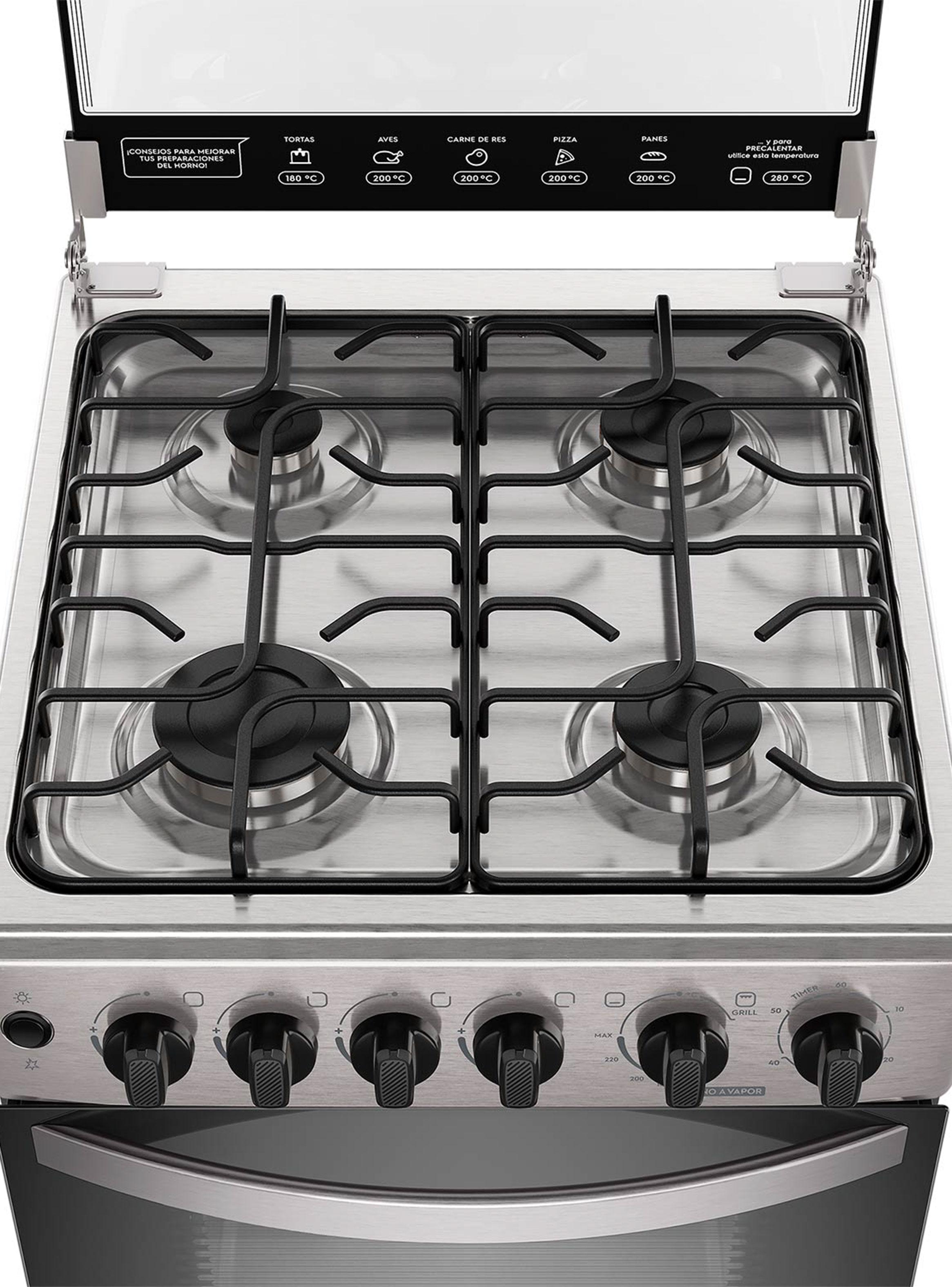 Cocina a Gas 4 Quemadores 62 Litros FM4FSC-3