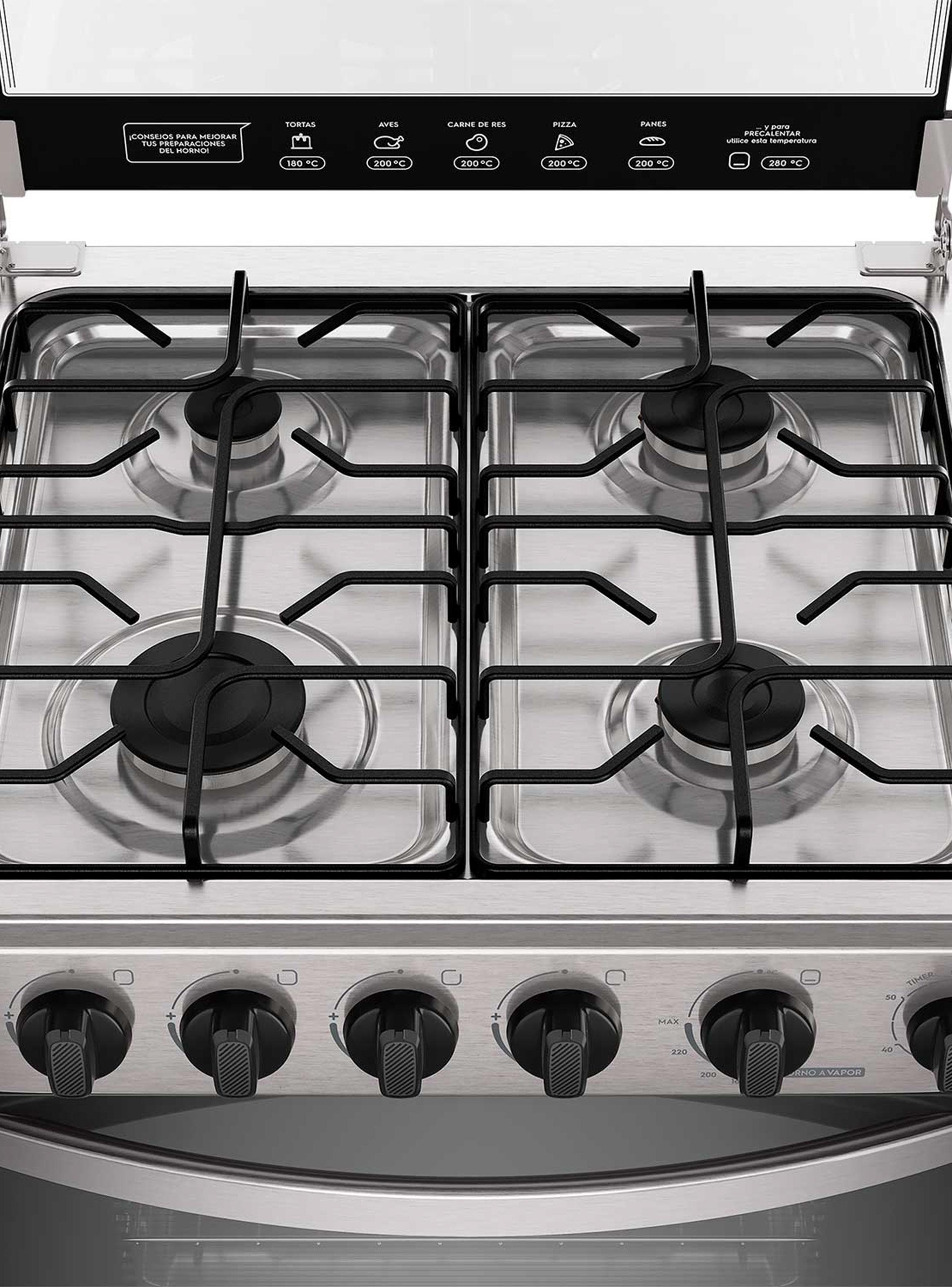 Cocina a Gas 4 Quemadores 70 Litros FM4PSC-3
