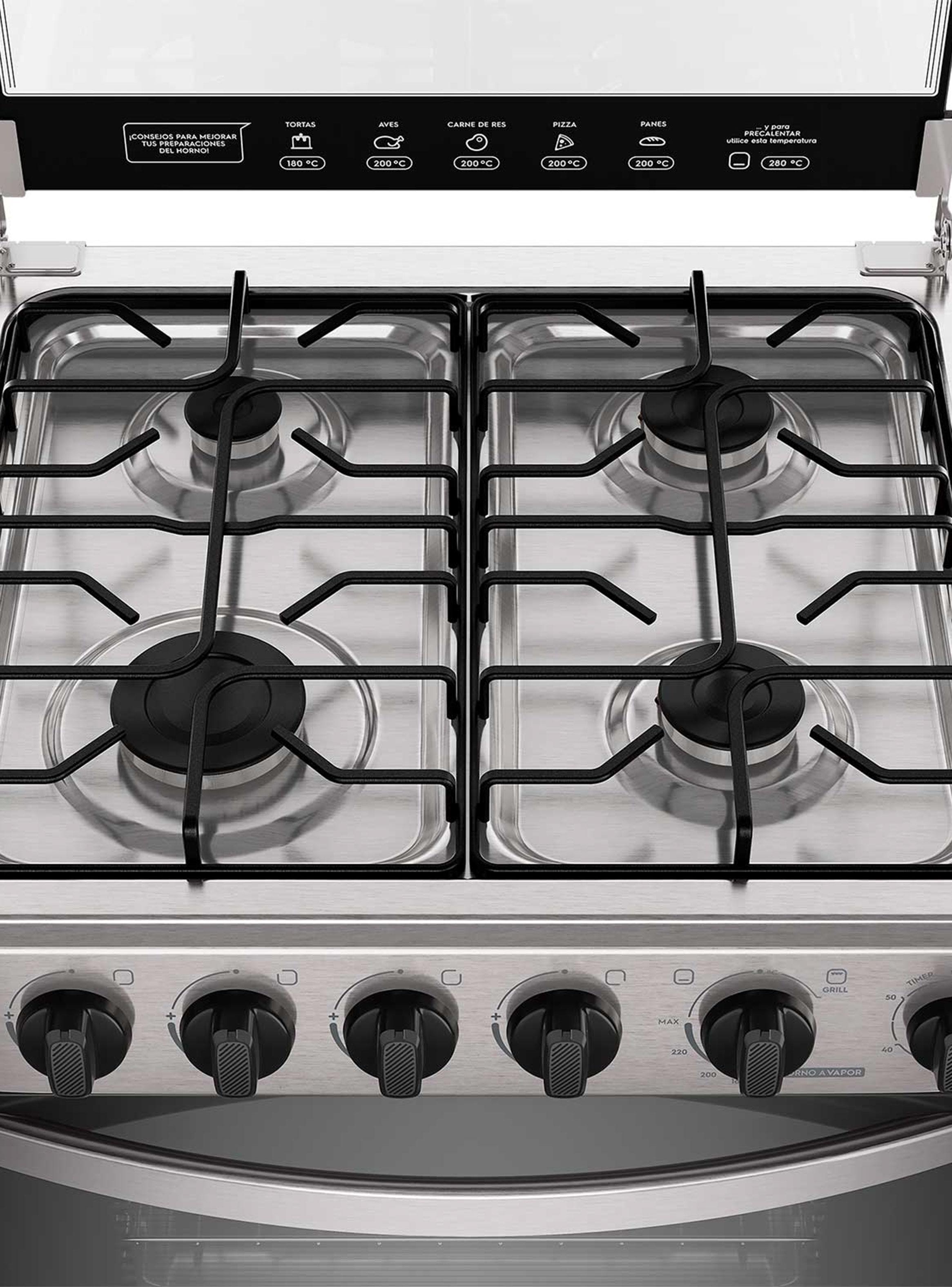 Cocina a Gas 4 Quemadores 70 Litros FM4PSC-4