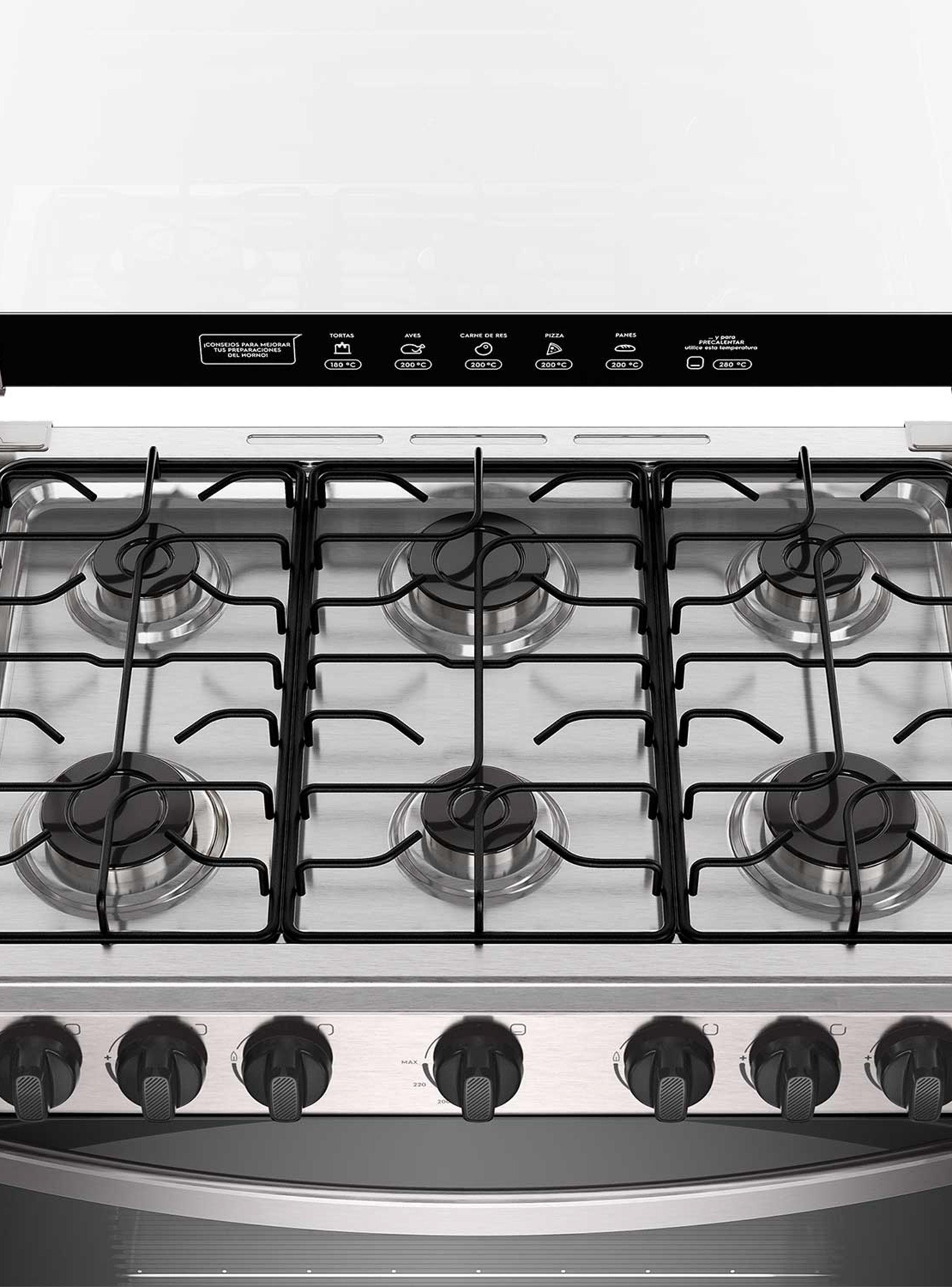 Cocina a Gas 6 Quemadores 115 Litros FM6LSC-4