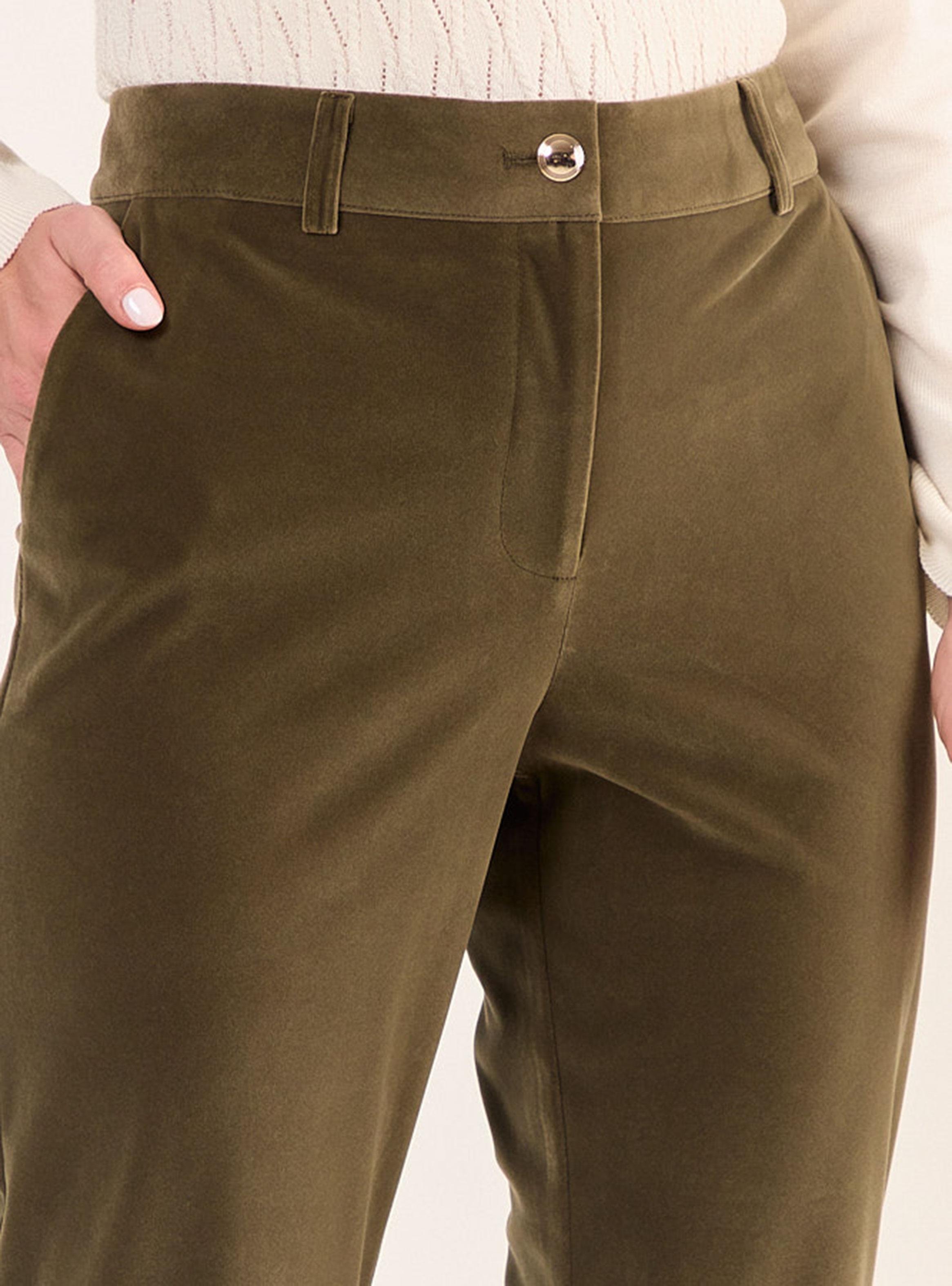 Pantalón Terciopelo con Cierre-3