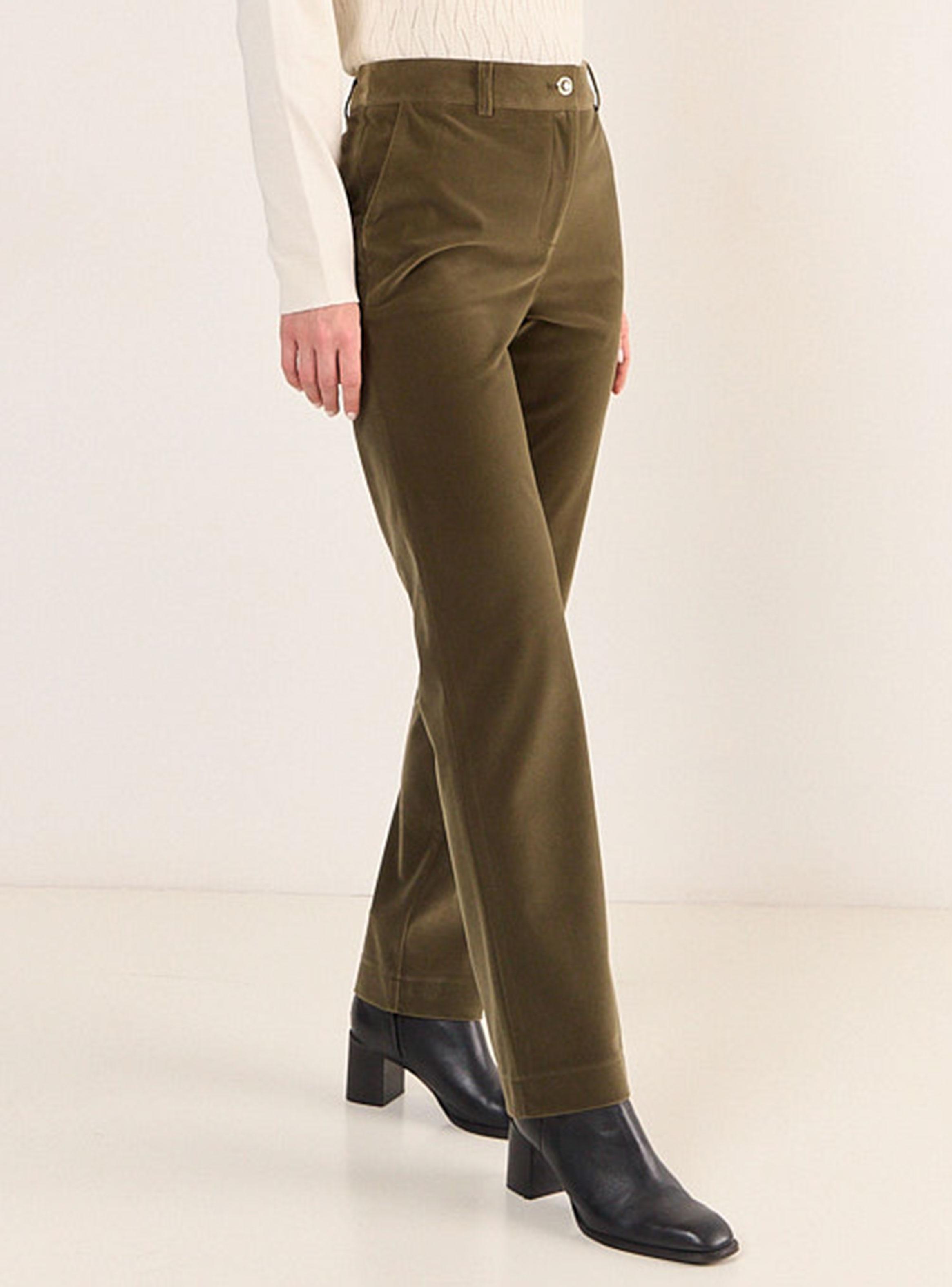 Pantalón Terciopelo con Cierre-2