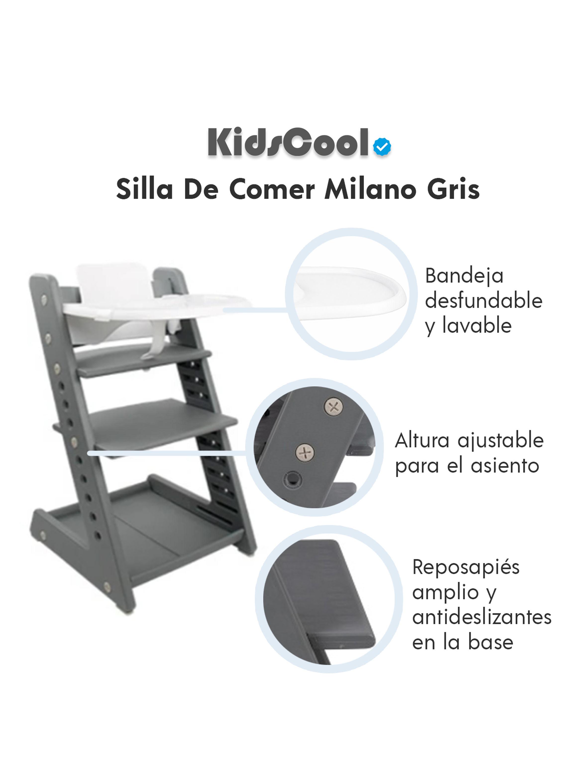 Silla de Comer Milano Gris-2