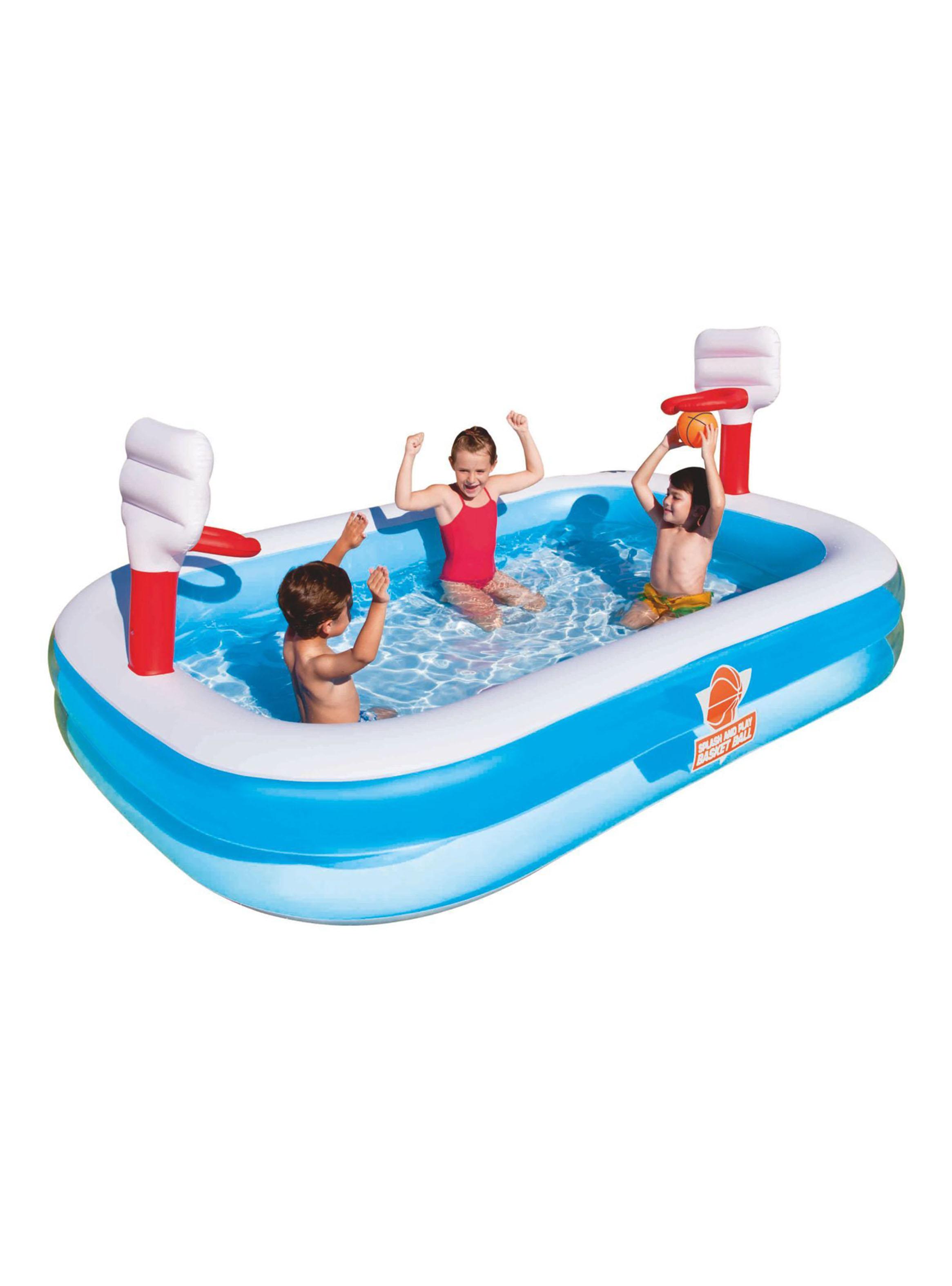 Piscina de Juegos con Cesta de Baloncesto 636 L-0