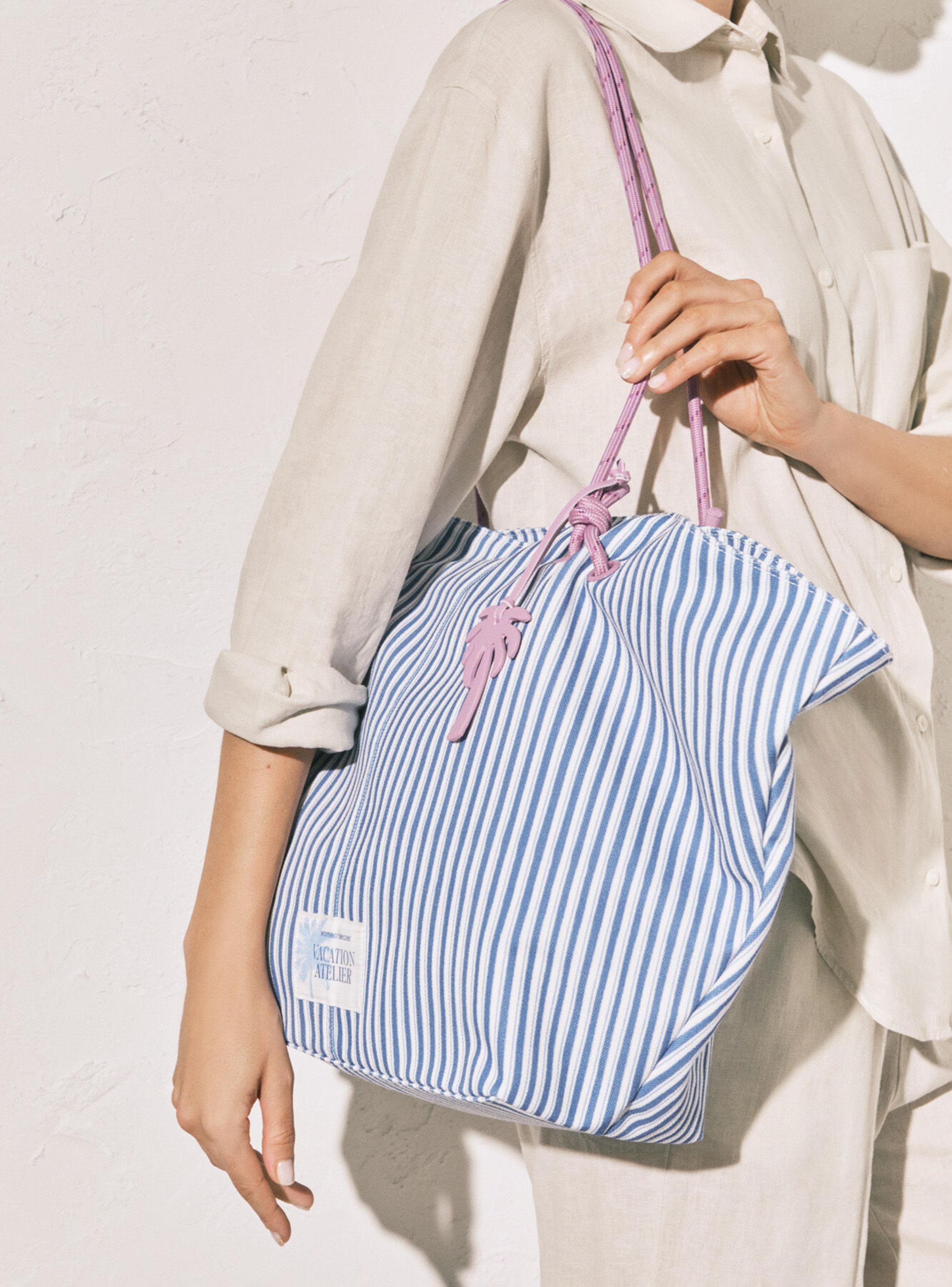 Bolso Shopper Loneta y Cuerda-3
