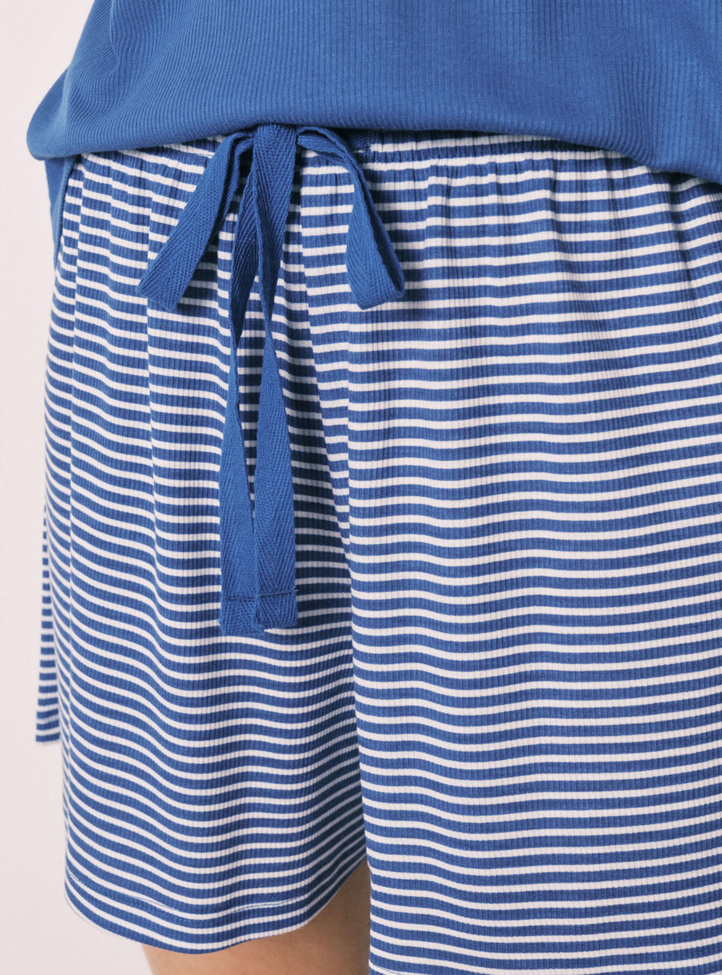 Pijama Corto Snoopy Azul-4