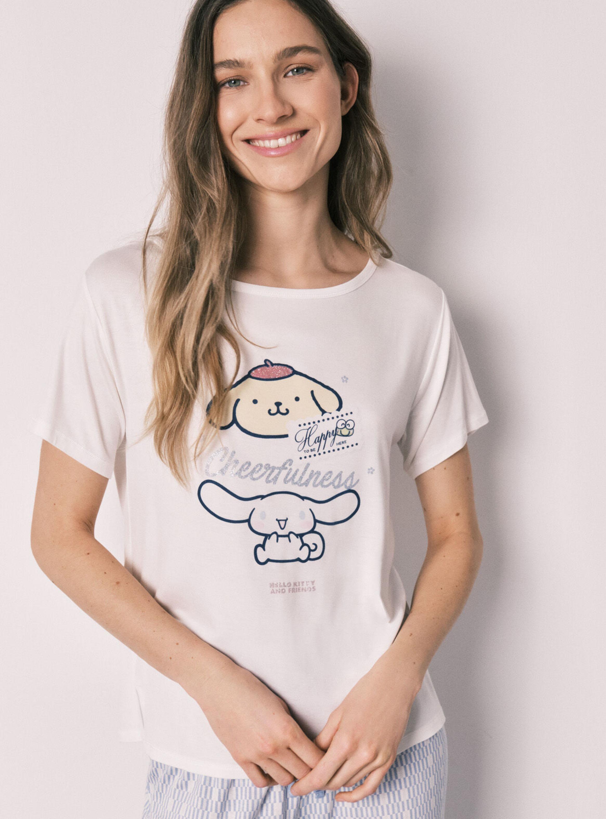 Pijama Largo Cinnamoroll Estampado Geométrico-2