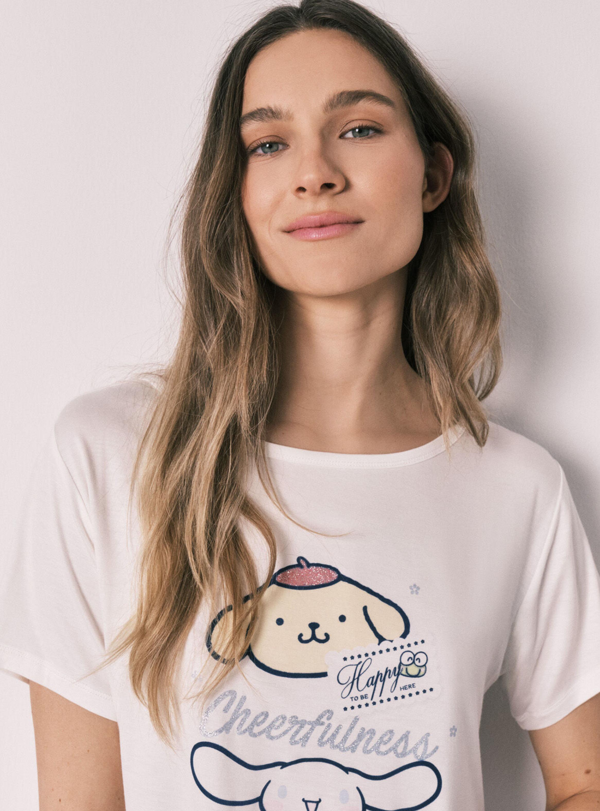 Pijama Largo Cinnamoroll Estampado Geométrico-3
