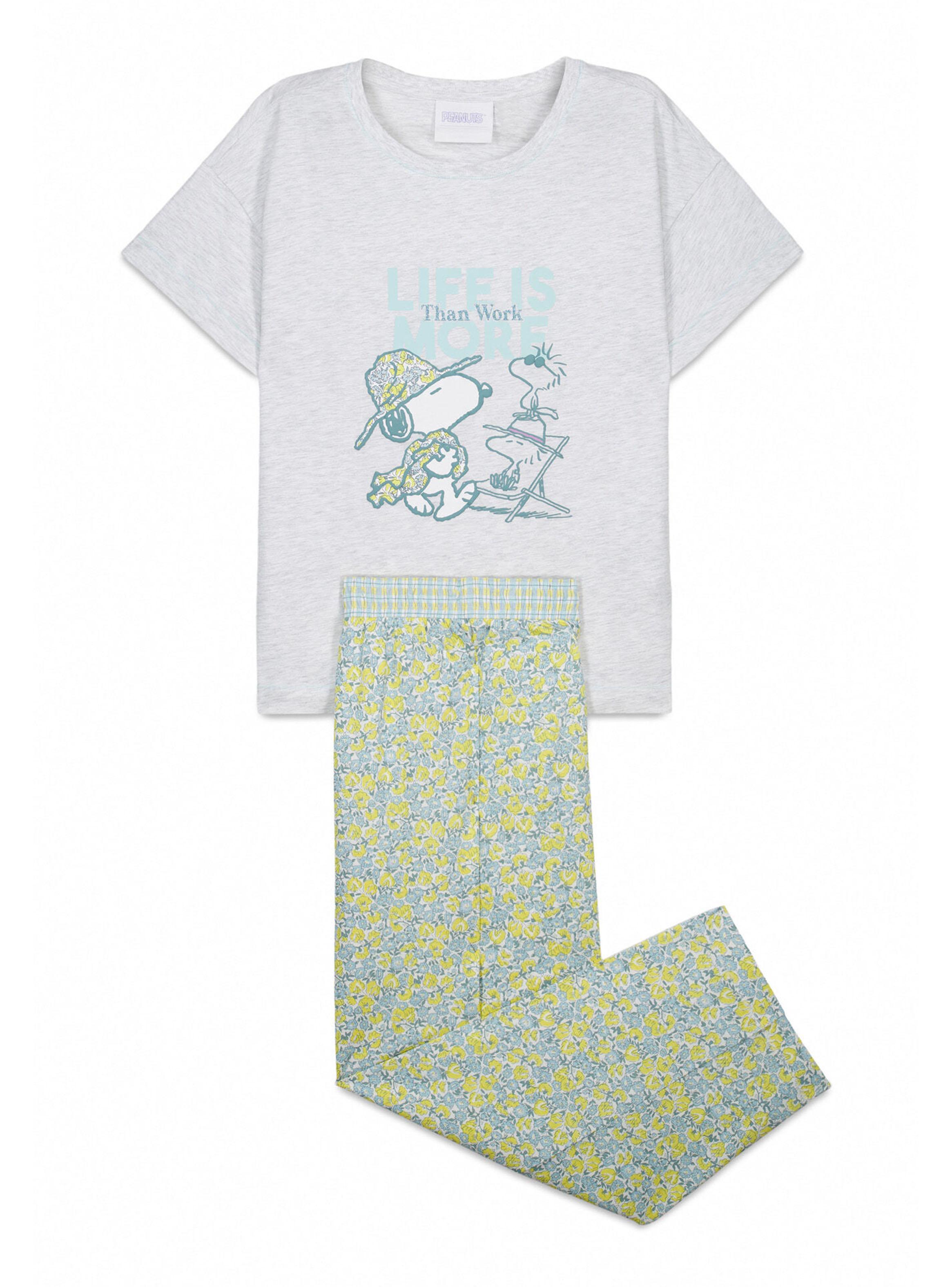 Pijama Largo Algodón Snoopy-6