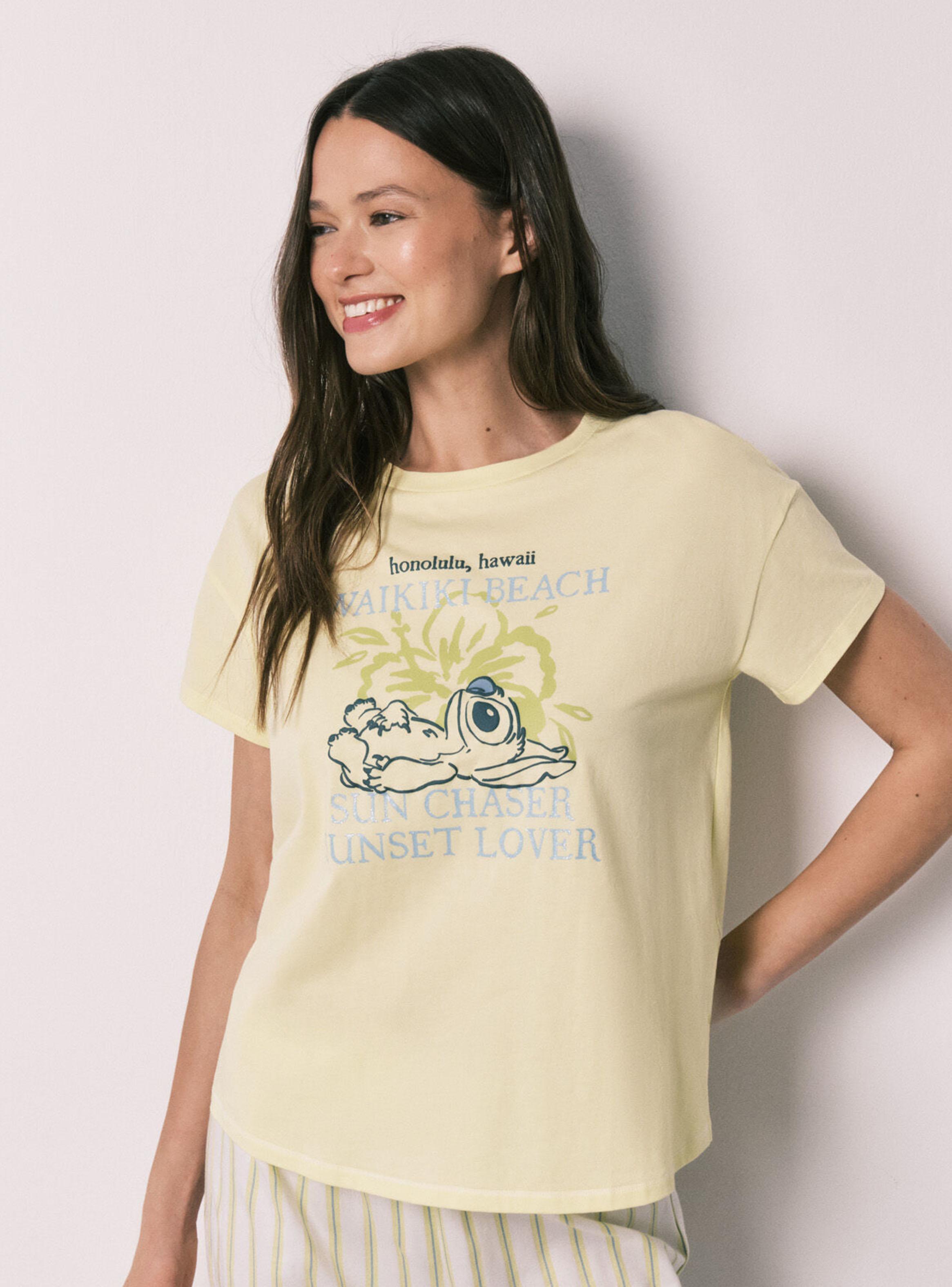 Pijama Largo Stitch Print-2