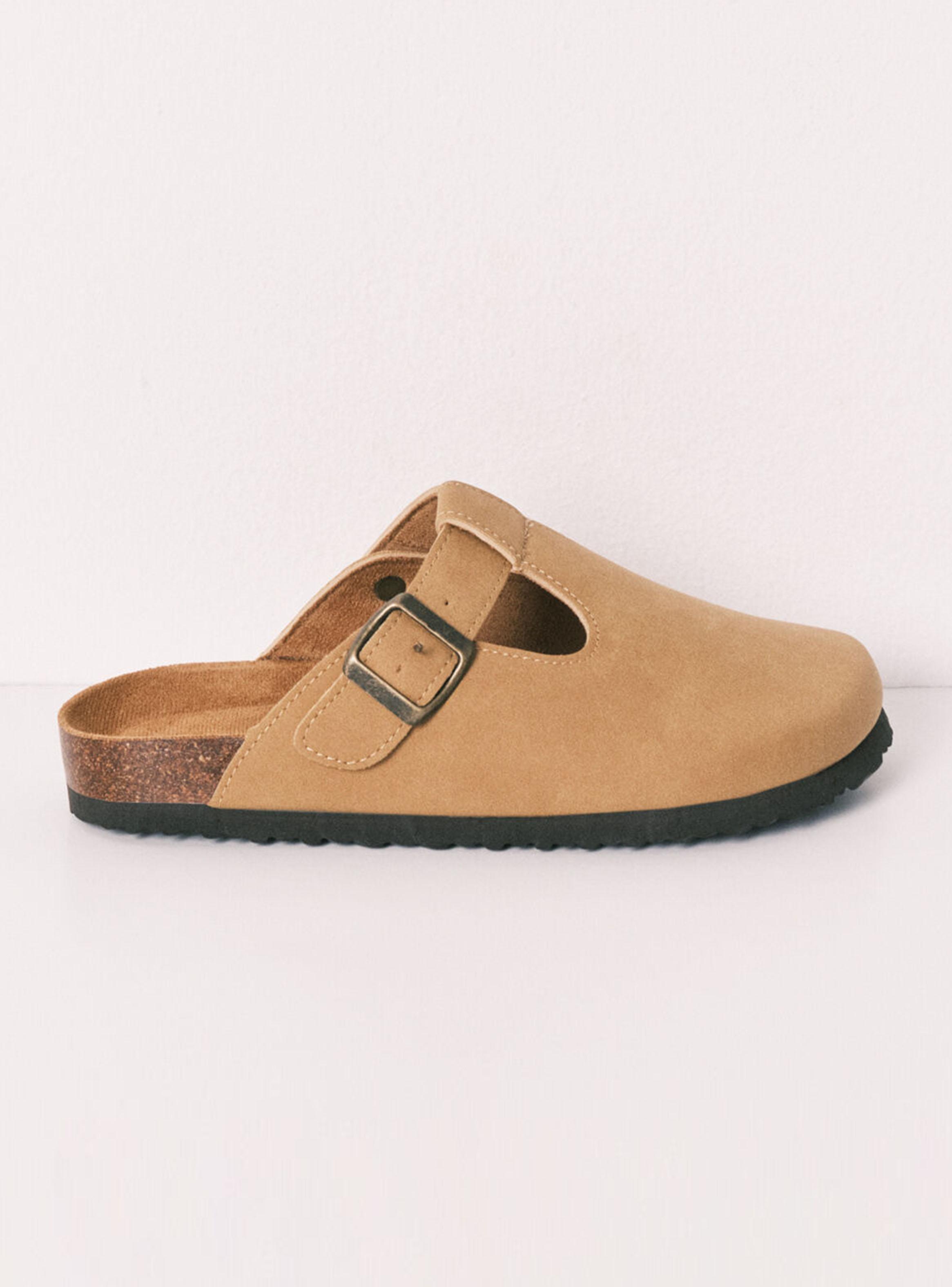 Pantufla Bio Cerradas Beige-2