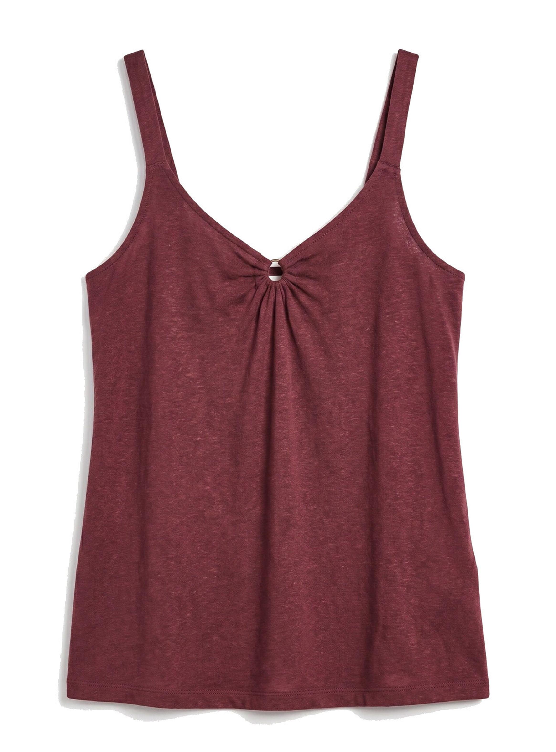 Camiseta de Tirantes con Aro y Frunce-4