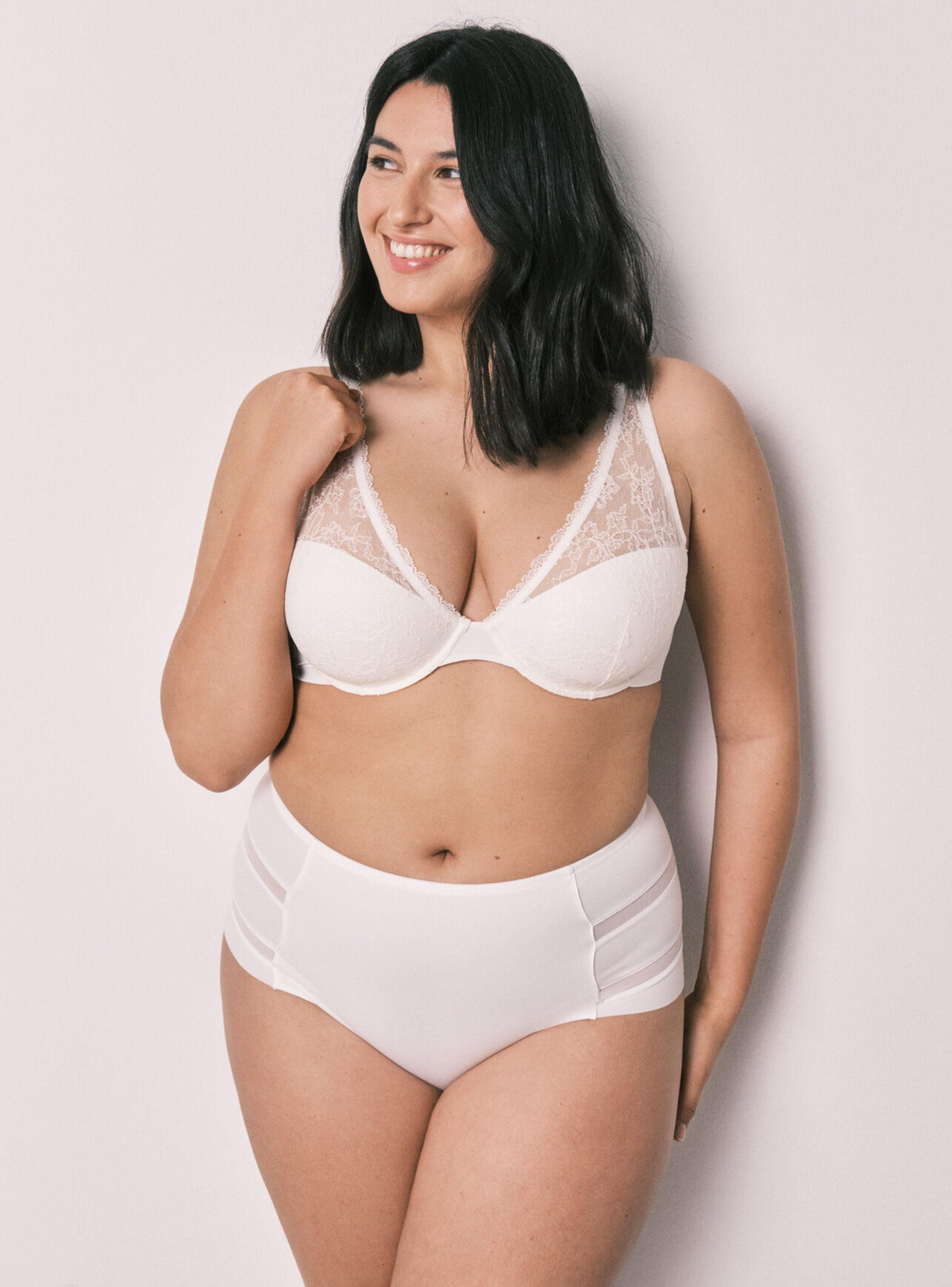 Sostén Halter Encaje Blanco Intuitive-4