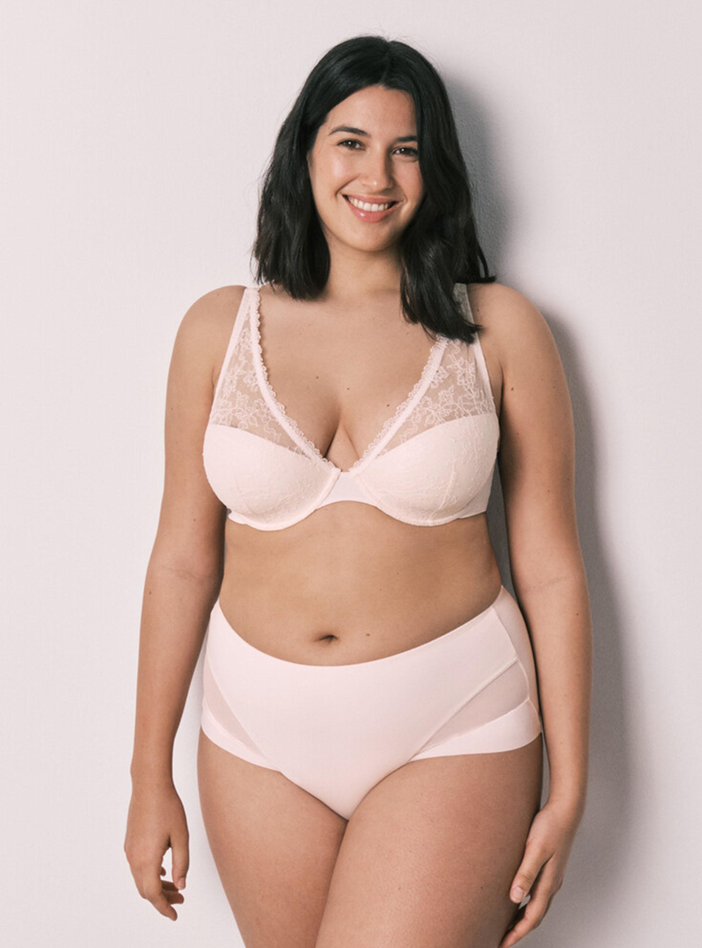 Sostén Halter Encaje Rosa Intuitivo-4