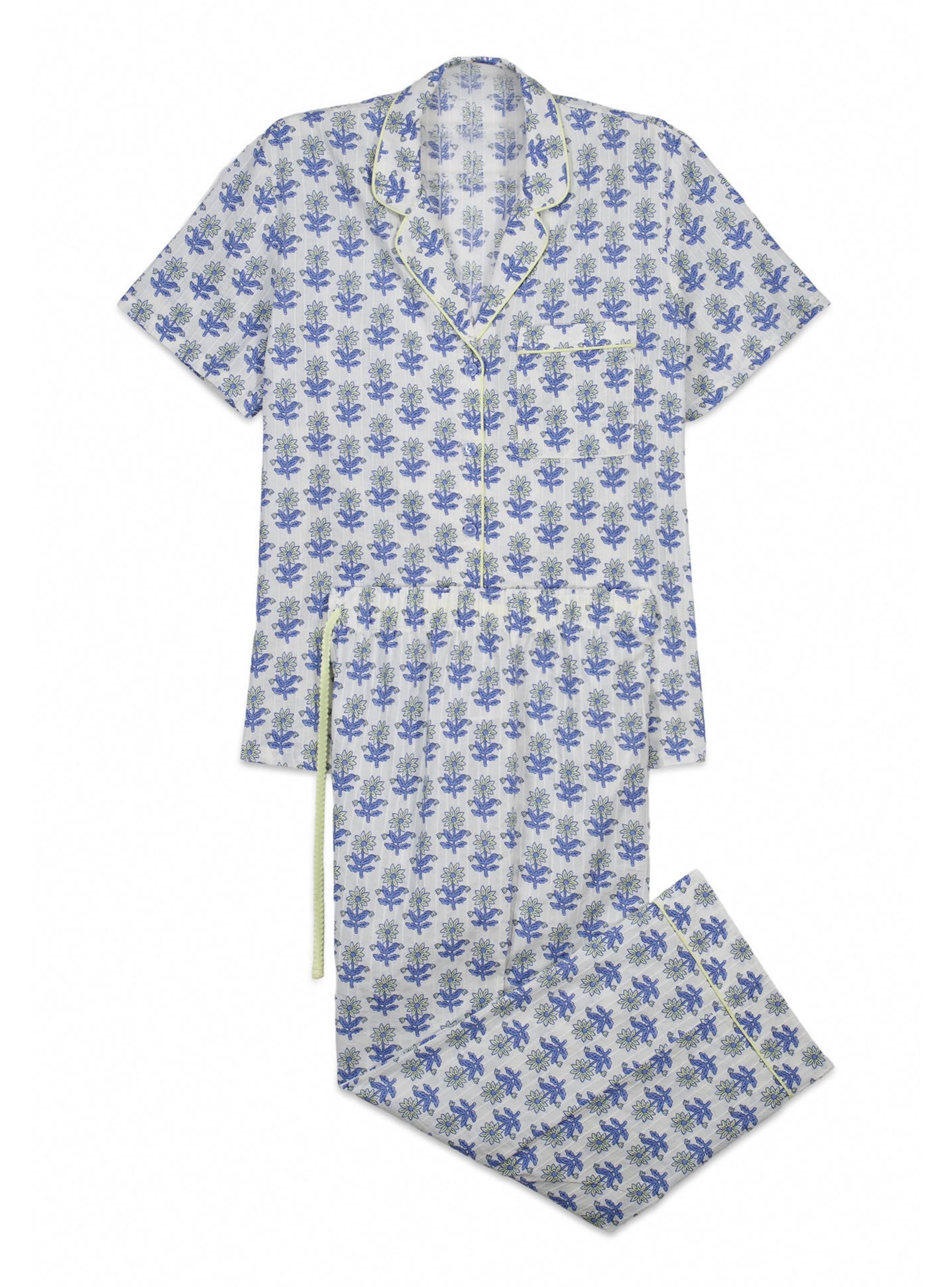 Pijama Camisero Capri Algodón Estampado-6