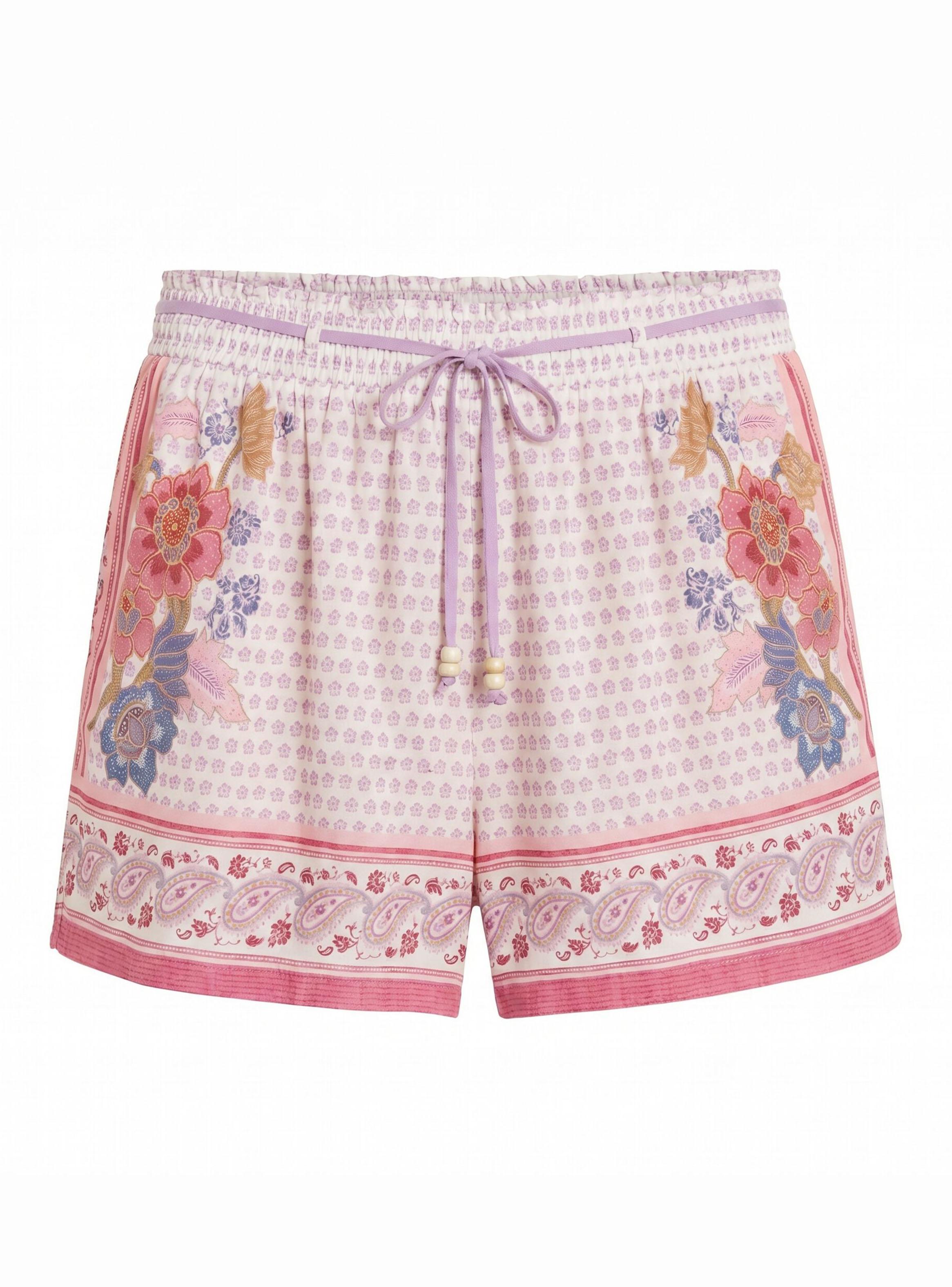Pantalón Corto Estampado Multicolor-5