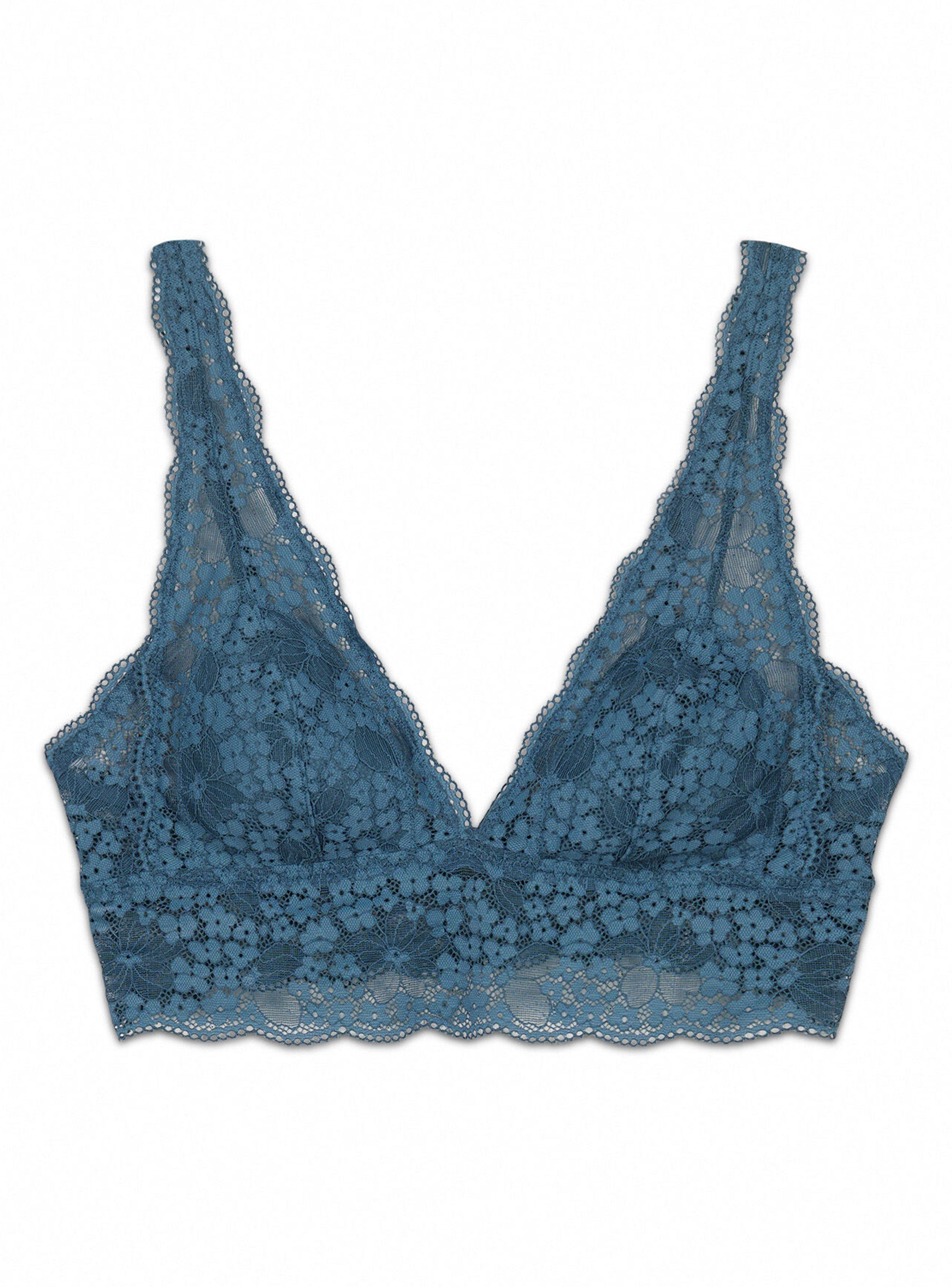 Sostén Bralette Halter Encaje Verde-6