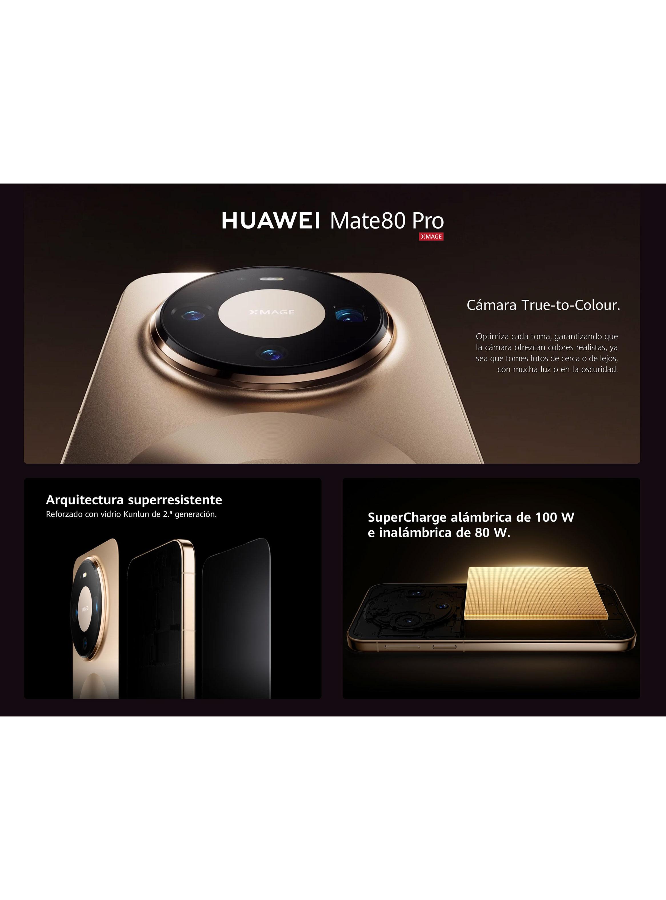 Smartphone Mate 80 Pro 5G 512GB 6.75'' Negro Liberado + Audífonos FreeBuds Pro 5-4