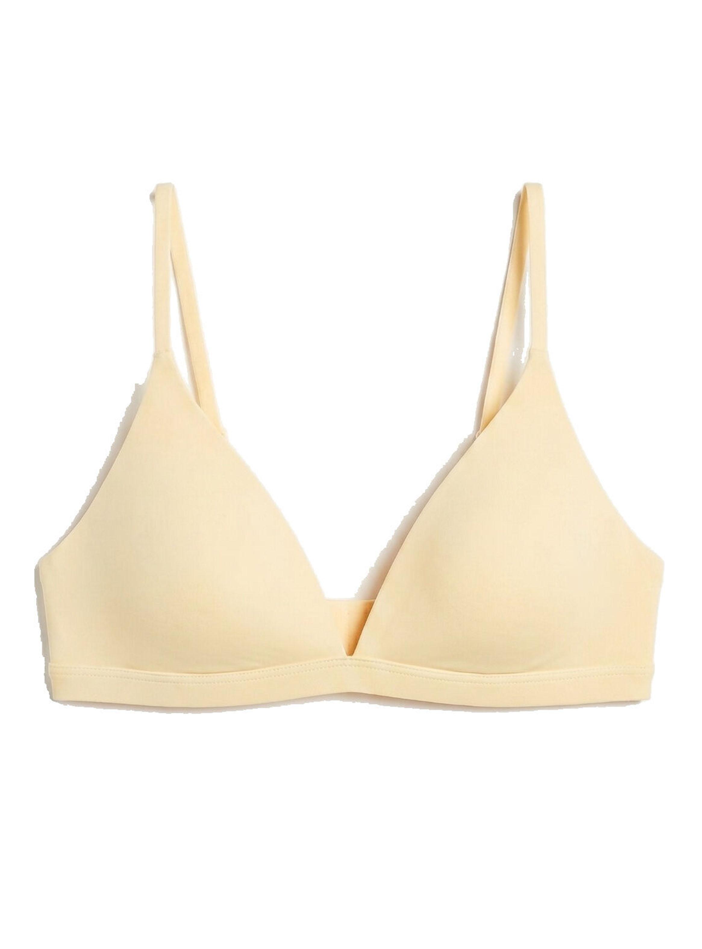 Sostén Triangular sin Costuras Amarillo Lovely-6