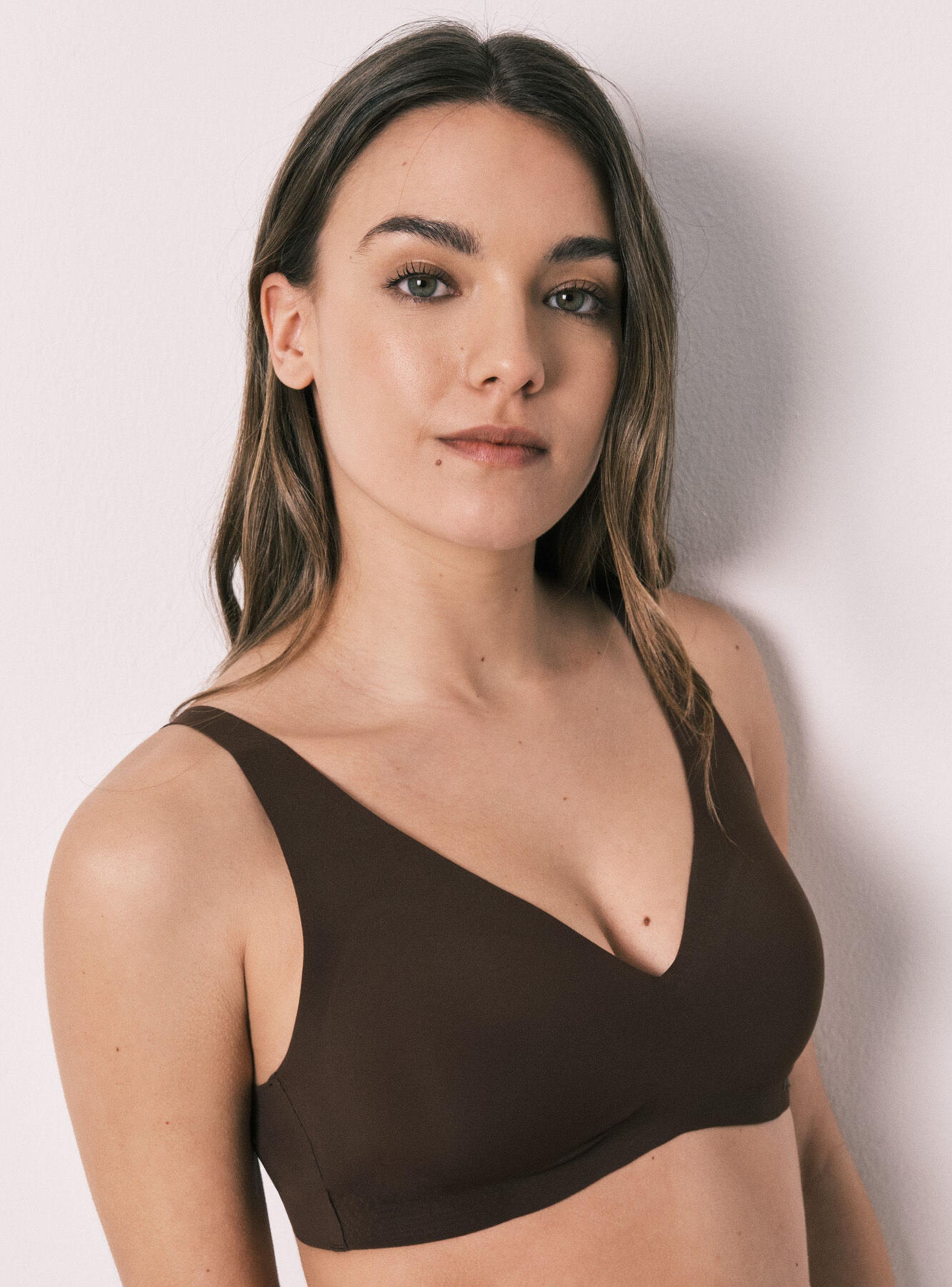 Top Halter Liso Clean Cut Granate-2