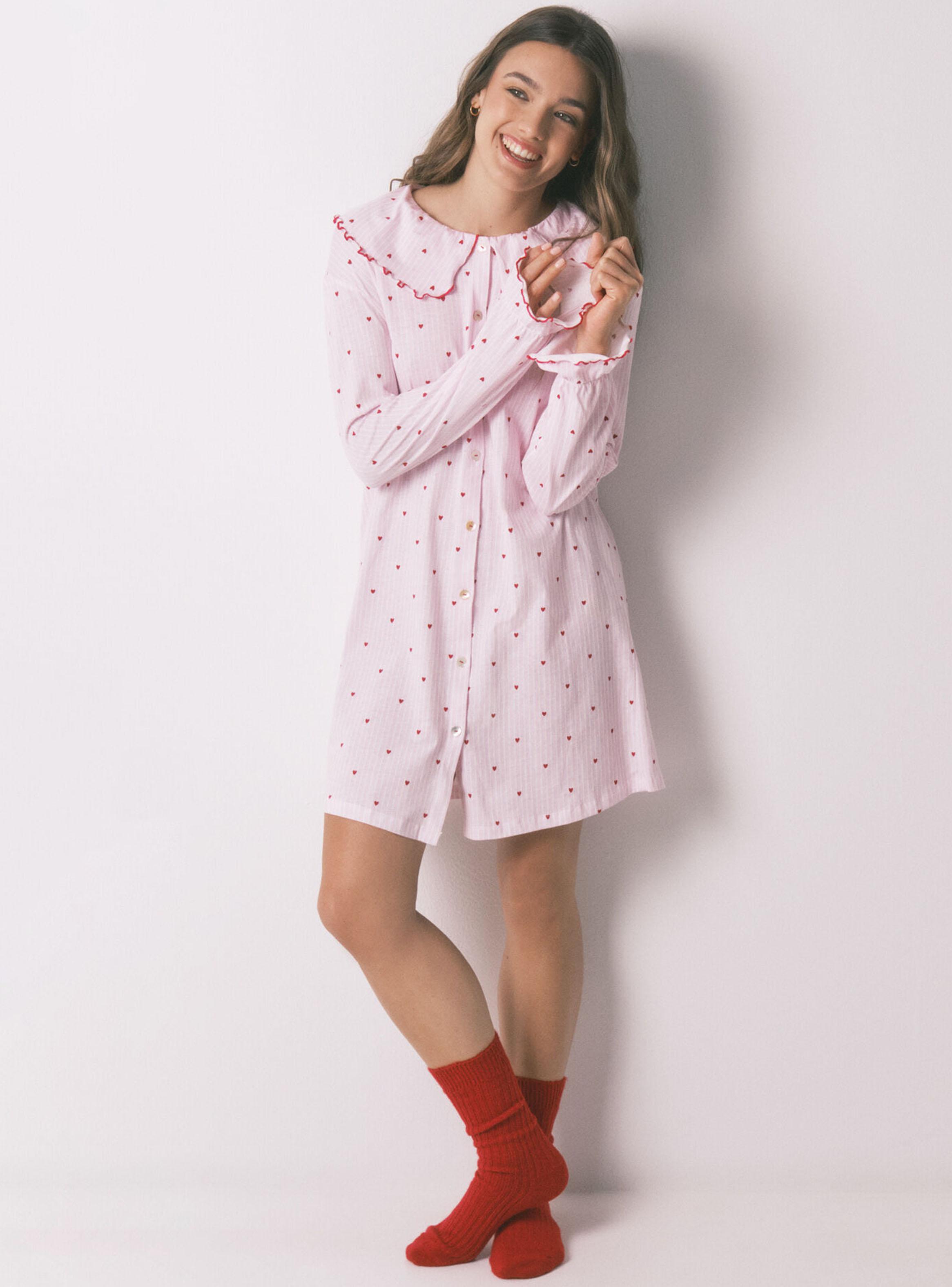 Camisón Algodón Cuello Bobo-3