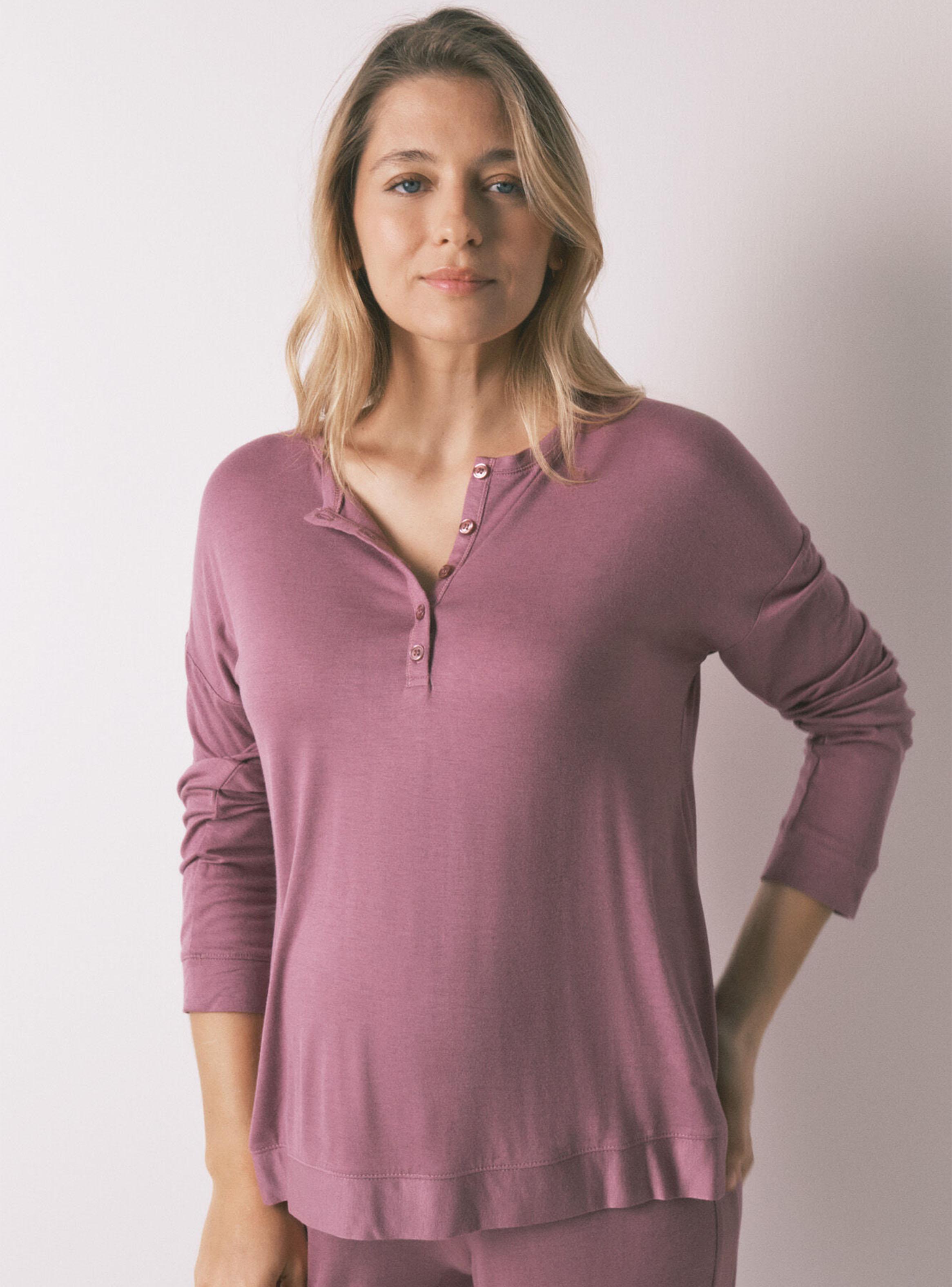 Pijama Largo Maternity Súper Soft-2
