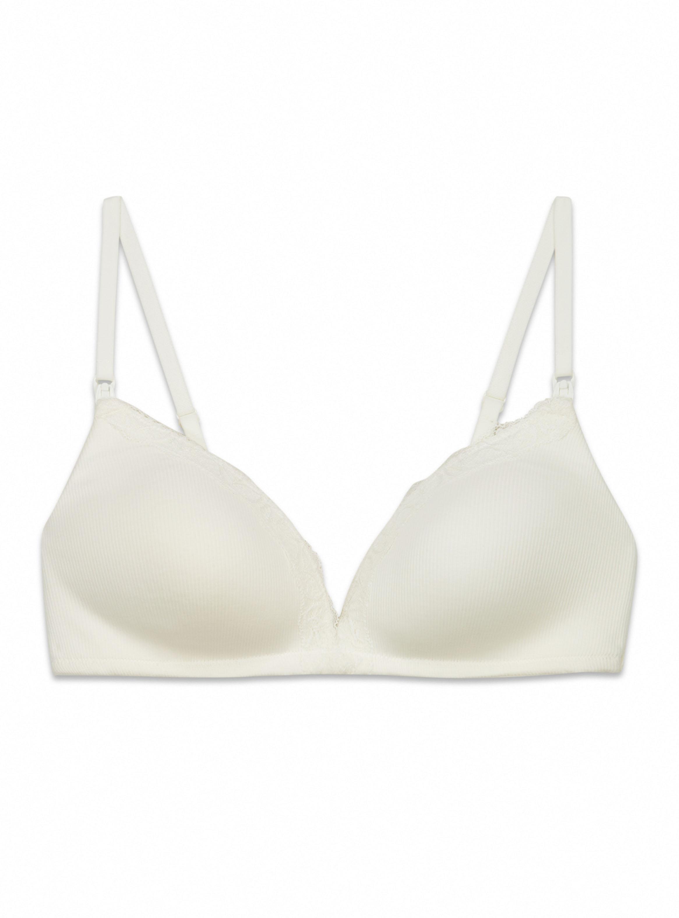 Sostén Maternity Triangular Relleno Blanco Charming-5