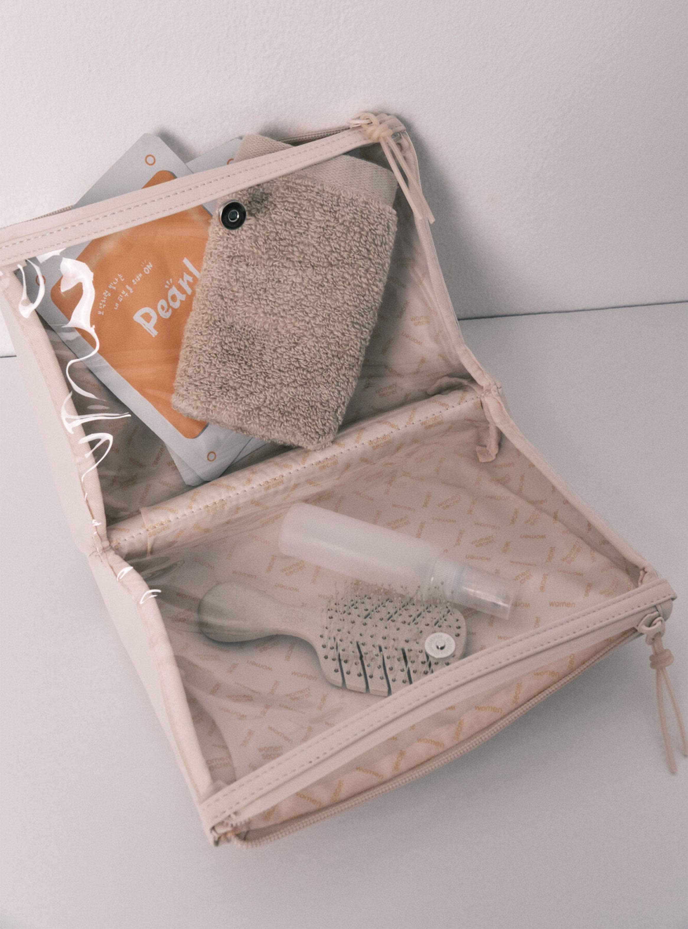 Neceser Mediano Cartera Doble Blanco-2