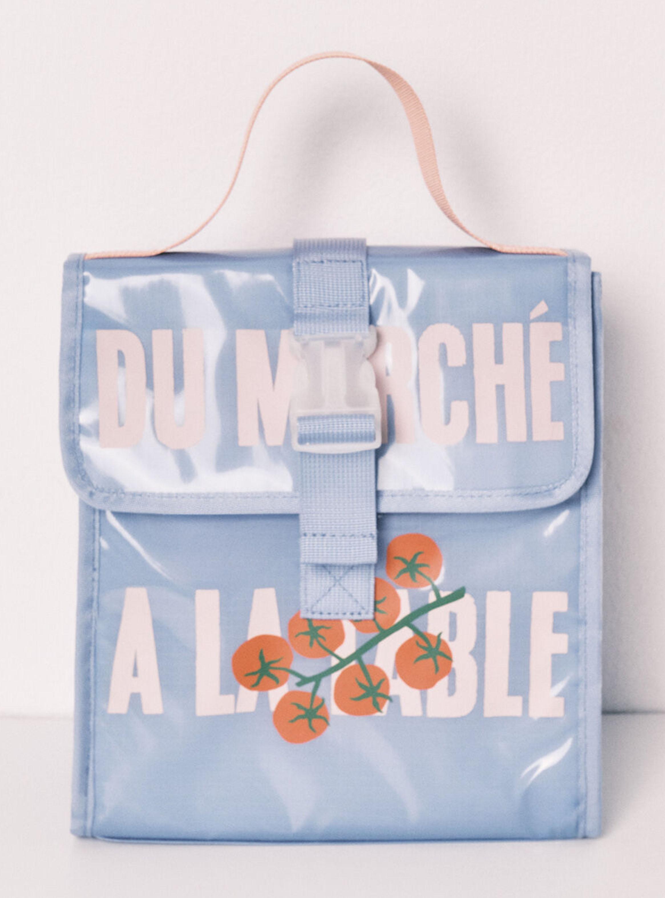 Bolsa Térmica Porta Alimentos Azul-2