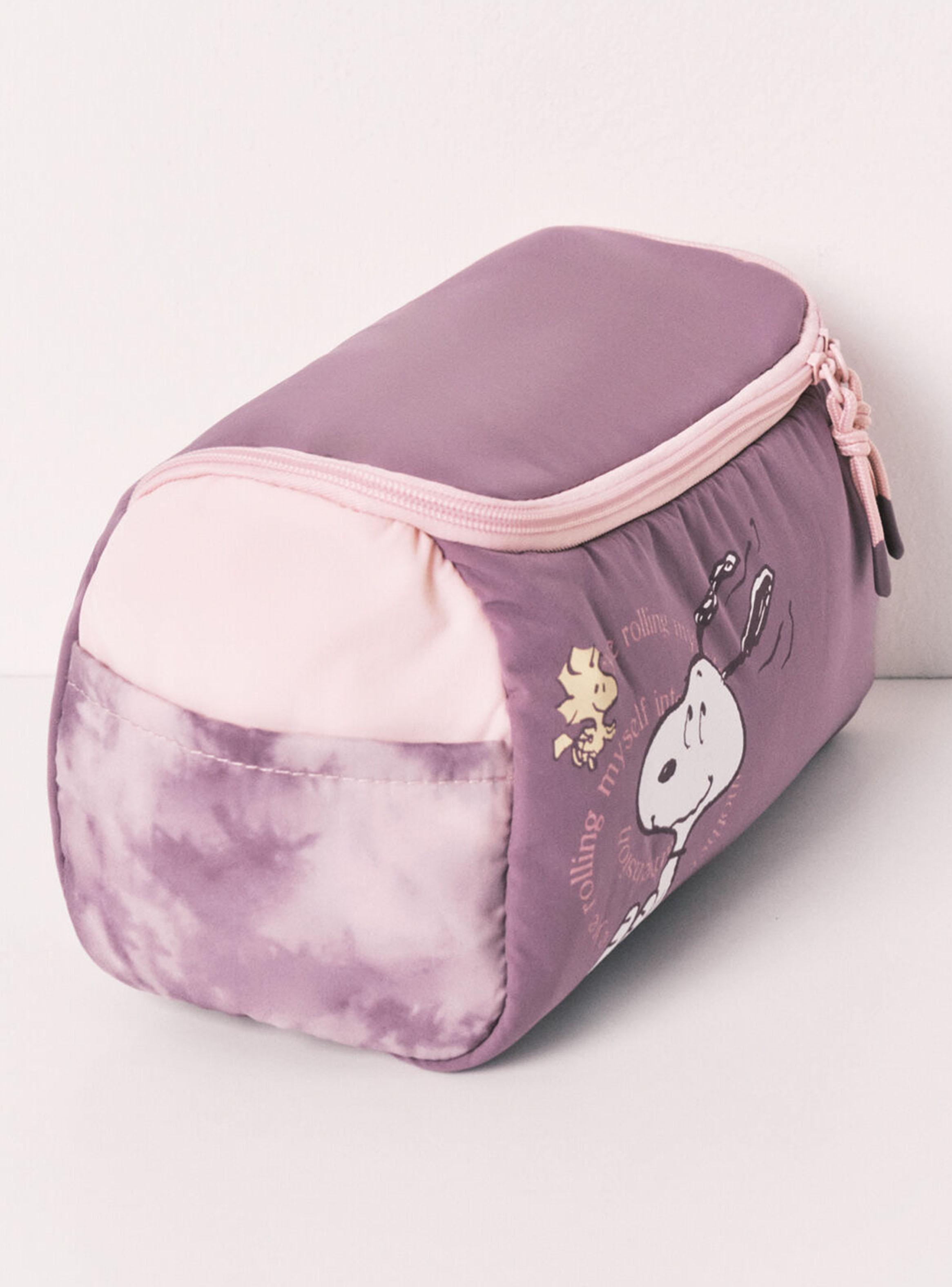 Neceser Grande Morado Snoopy-2