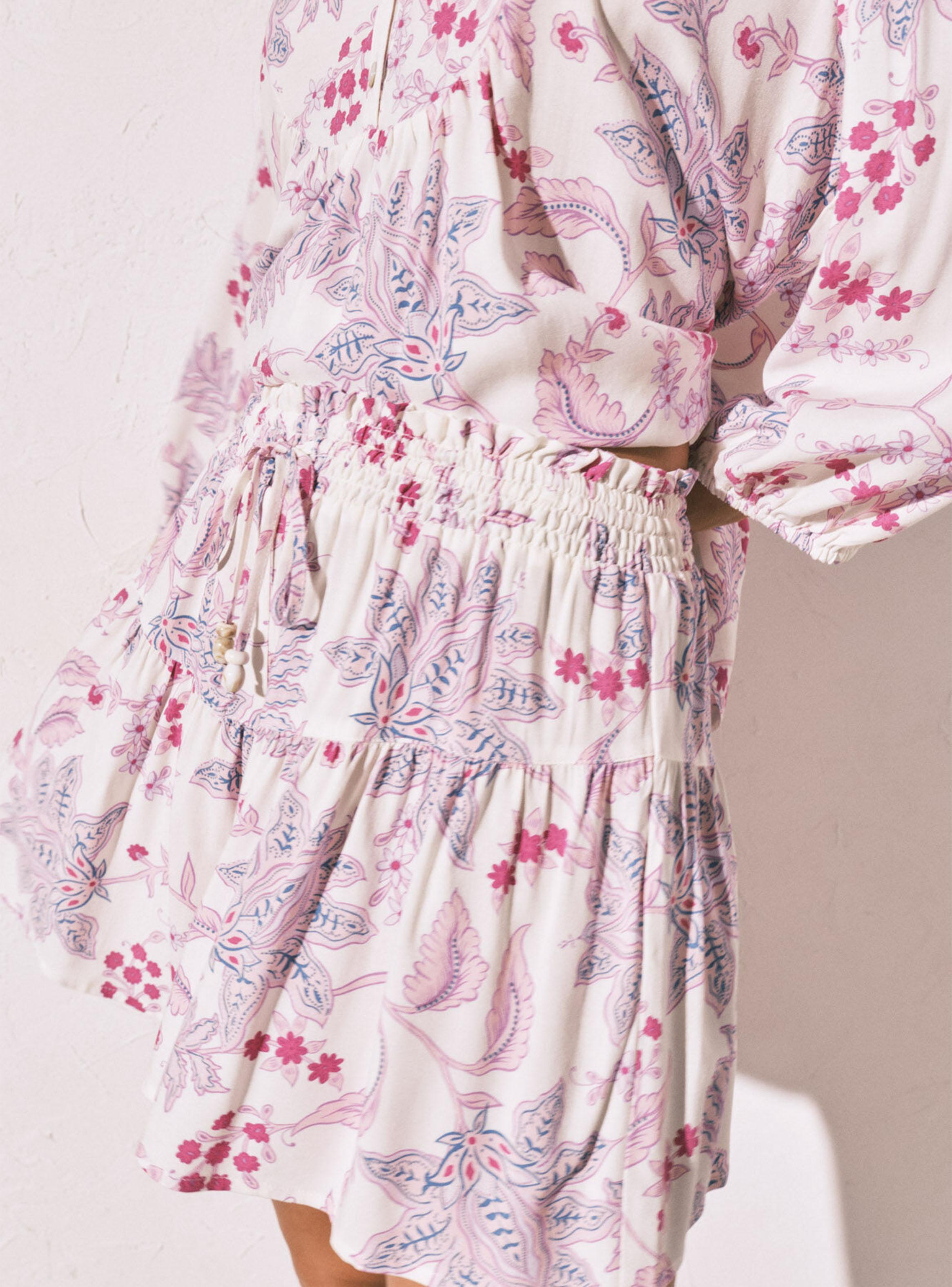 Conjunto Falda y Camisola Estampadas-4
