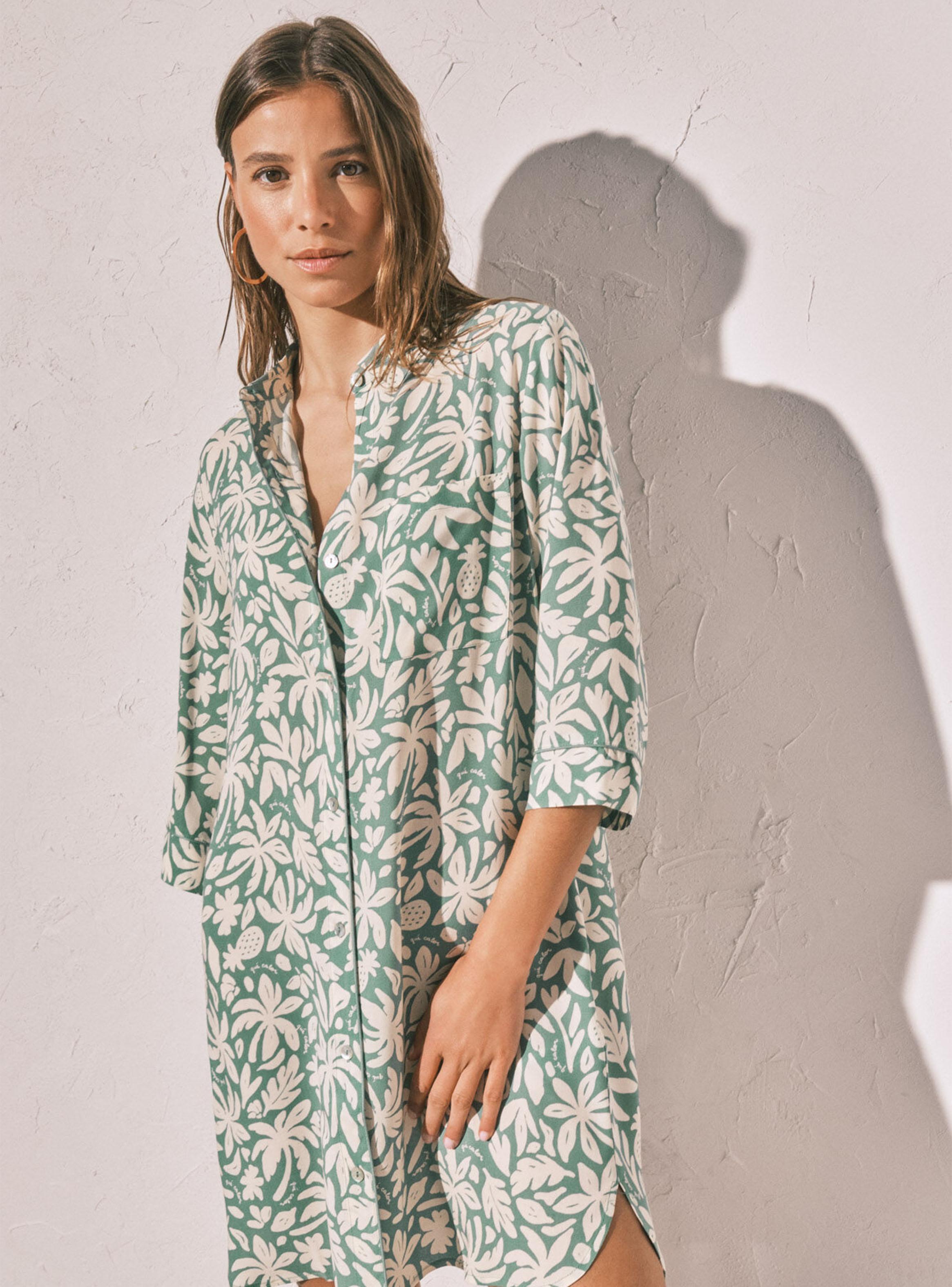 Camisola Corta Estampada-0