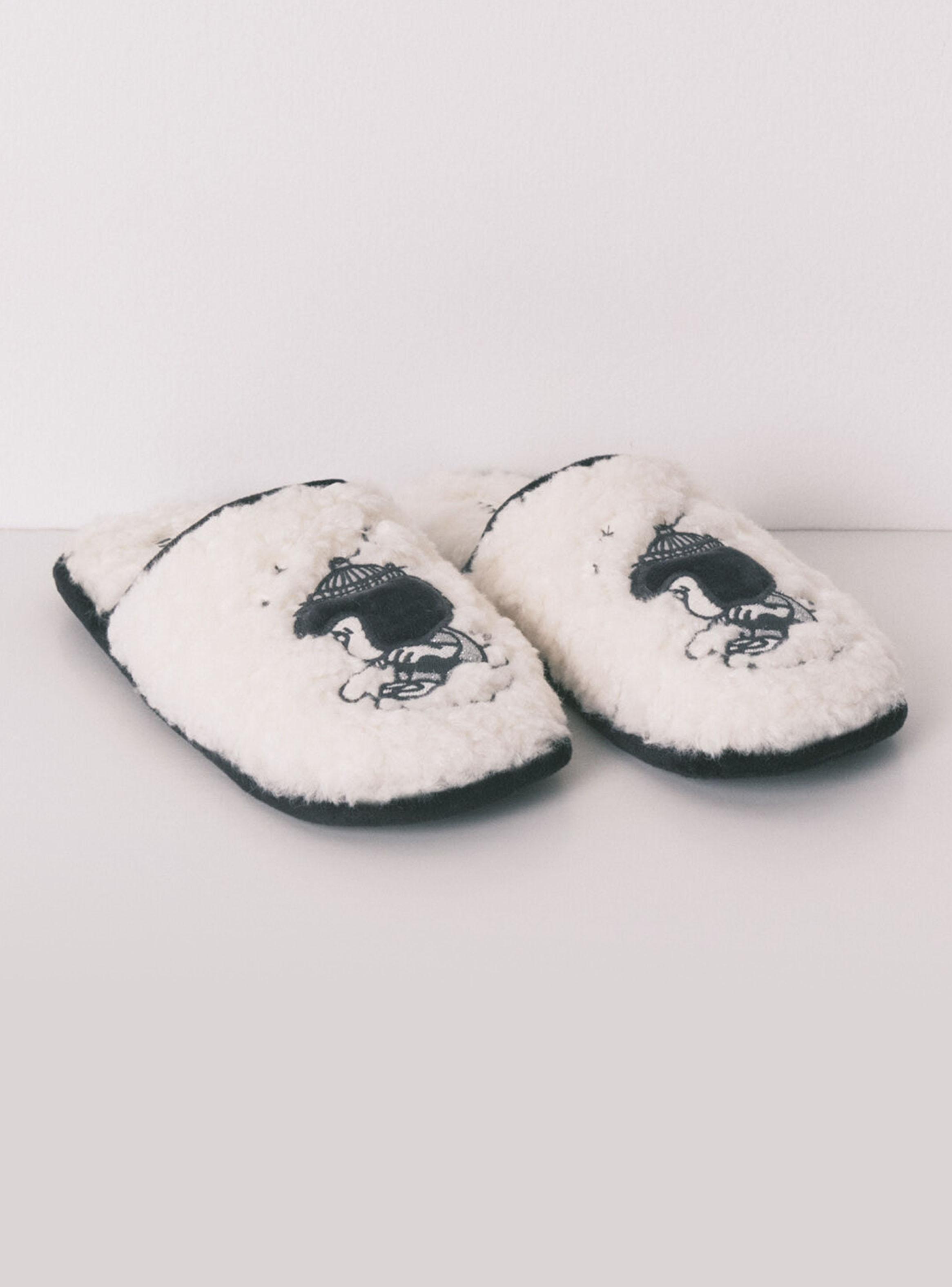 Pantuflas de Corderito Gris Mafalda-2