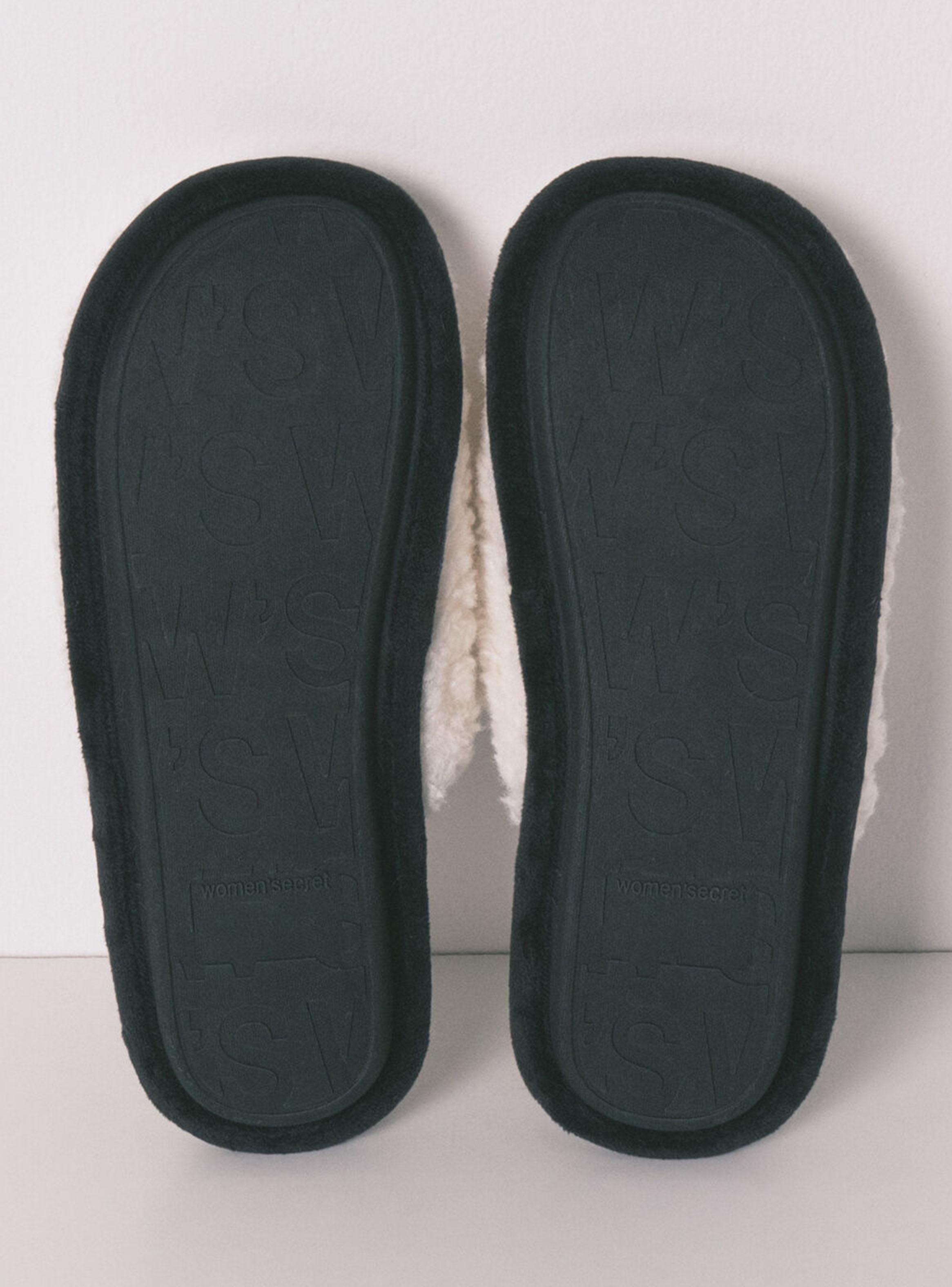 Pantuflas de Corderito Gris Mafalda-4