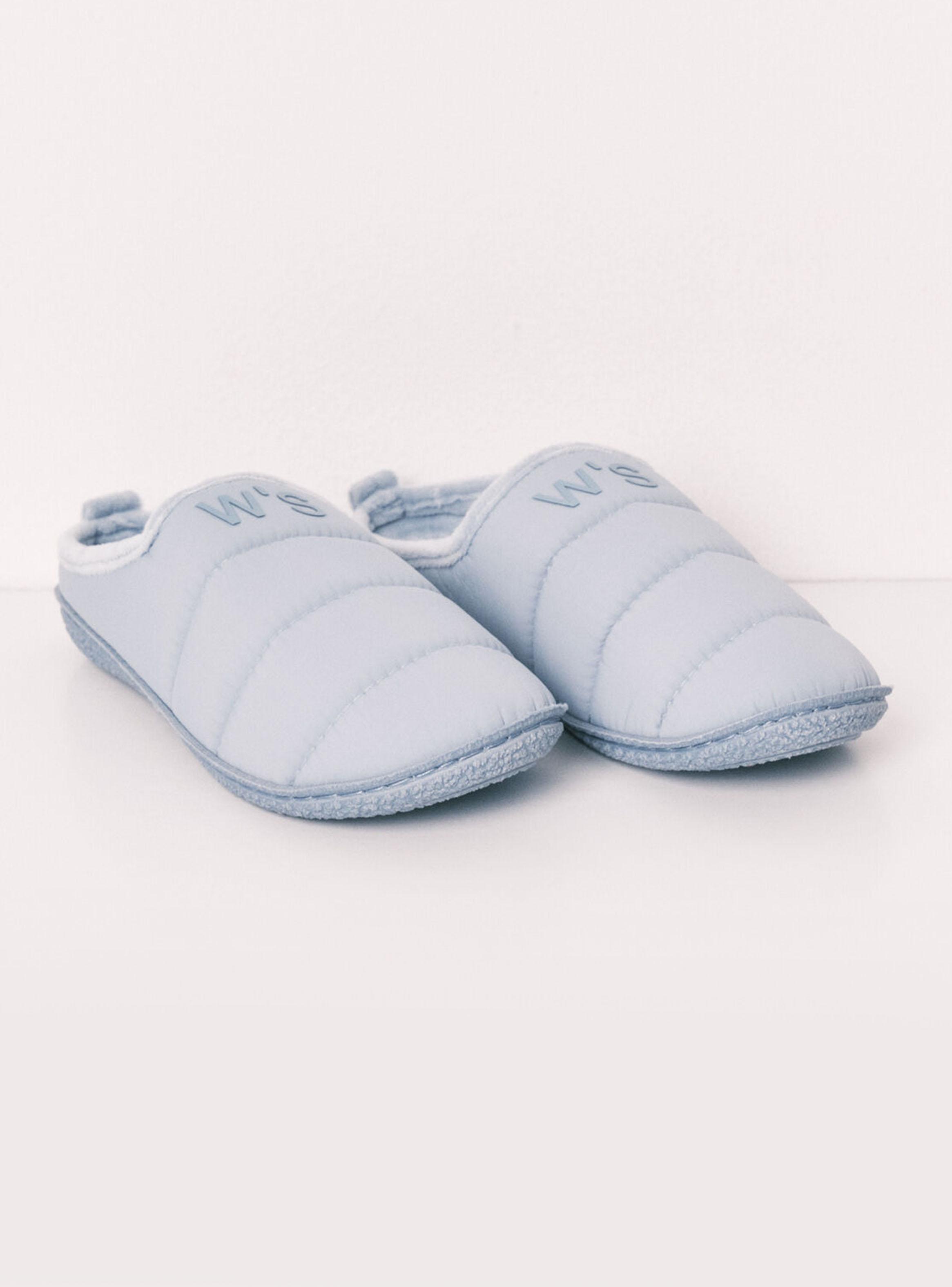 Pantuflas Acolchadas Azul-2