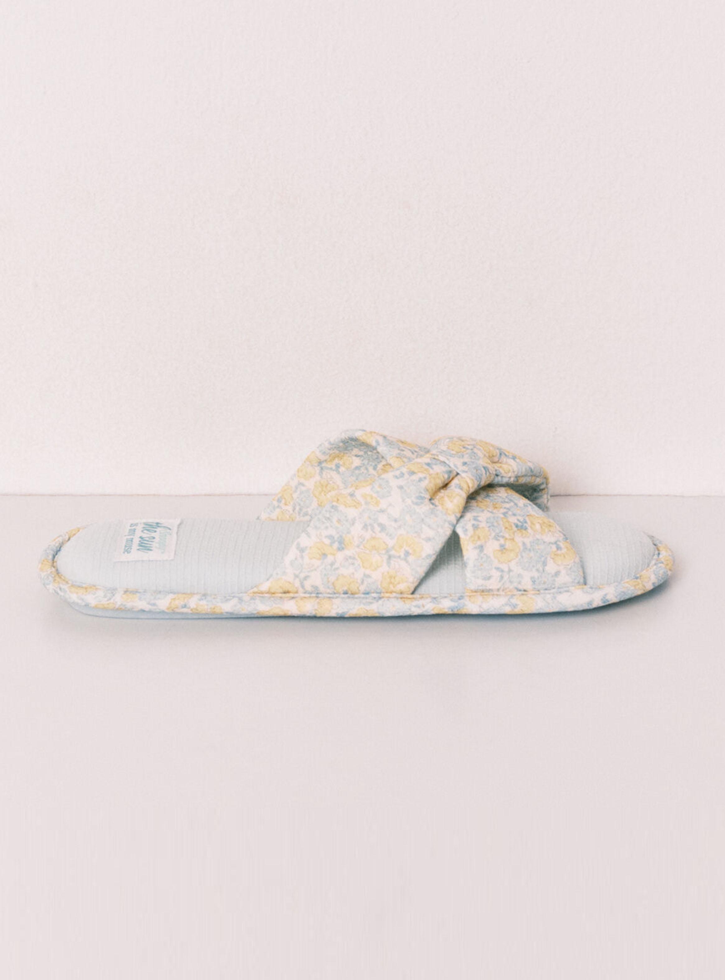 Pantufla Casa Nudo Flores-2