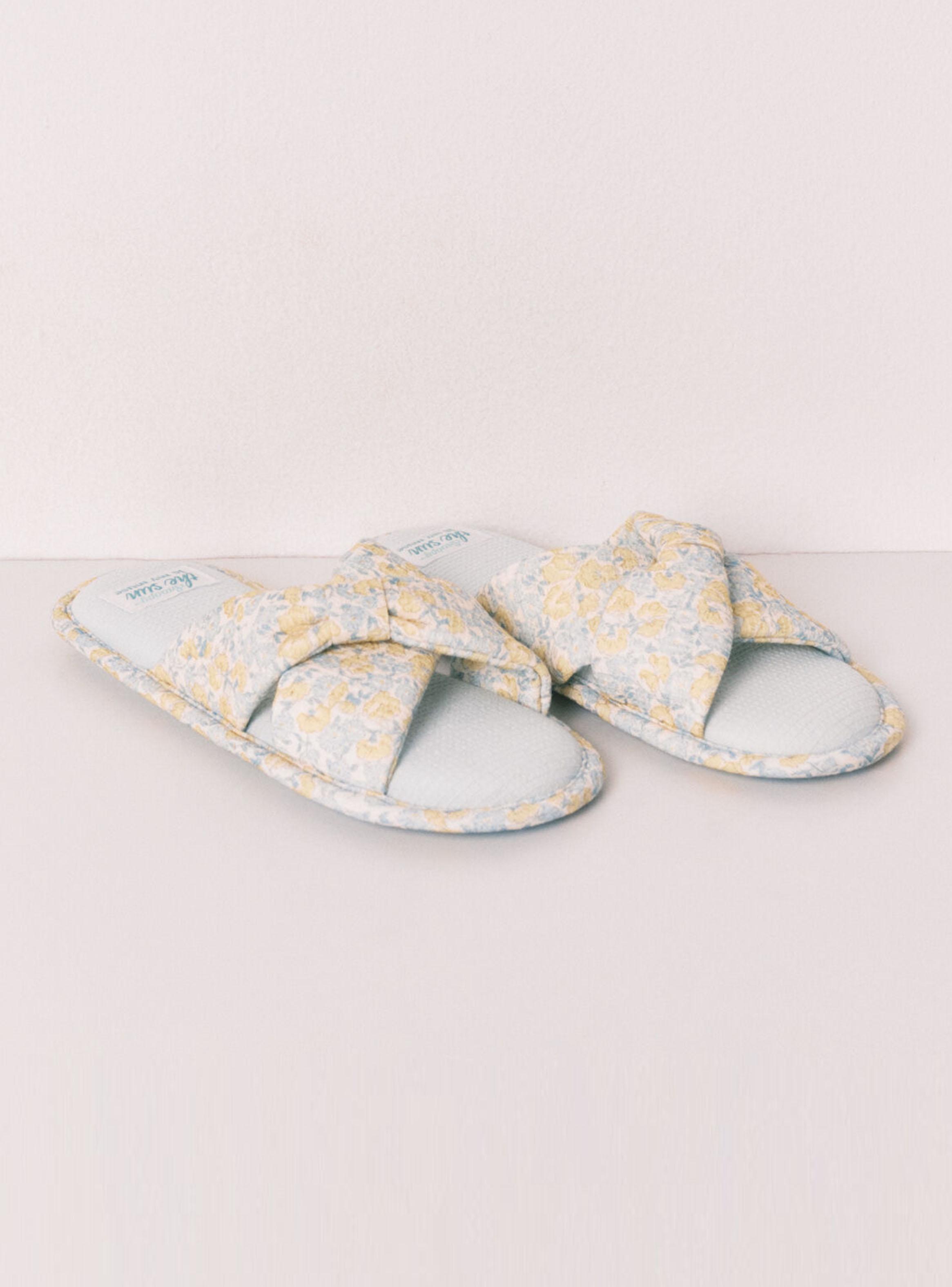 Pantufla Casa Nudo Flores-3